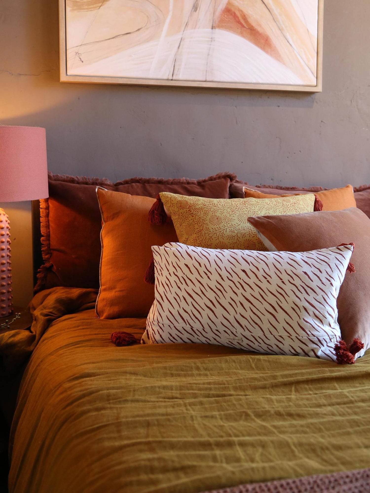 CRAFTED - Nesoi Hand Embroidered Cushion