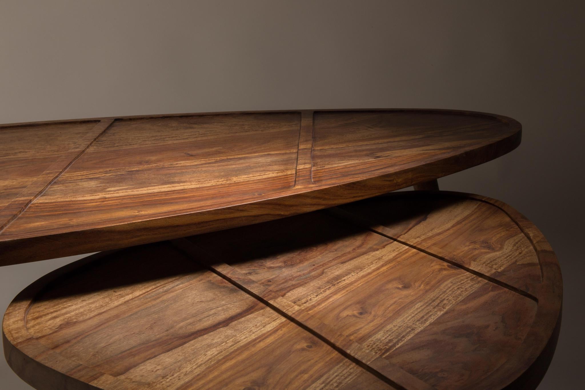 Sham Rosewood Coffee Table Set of 2