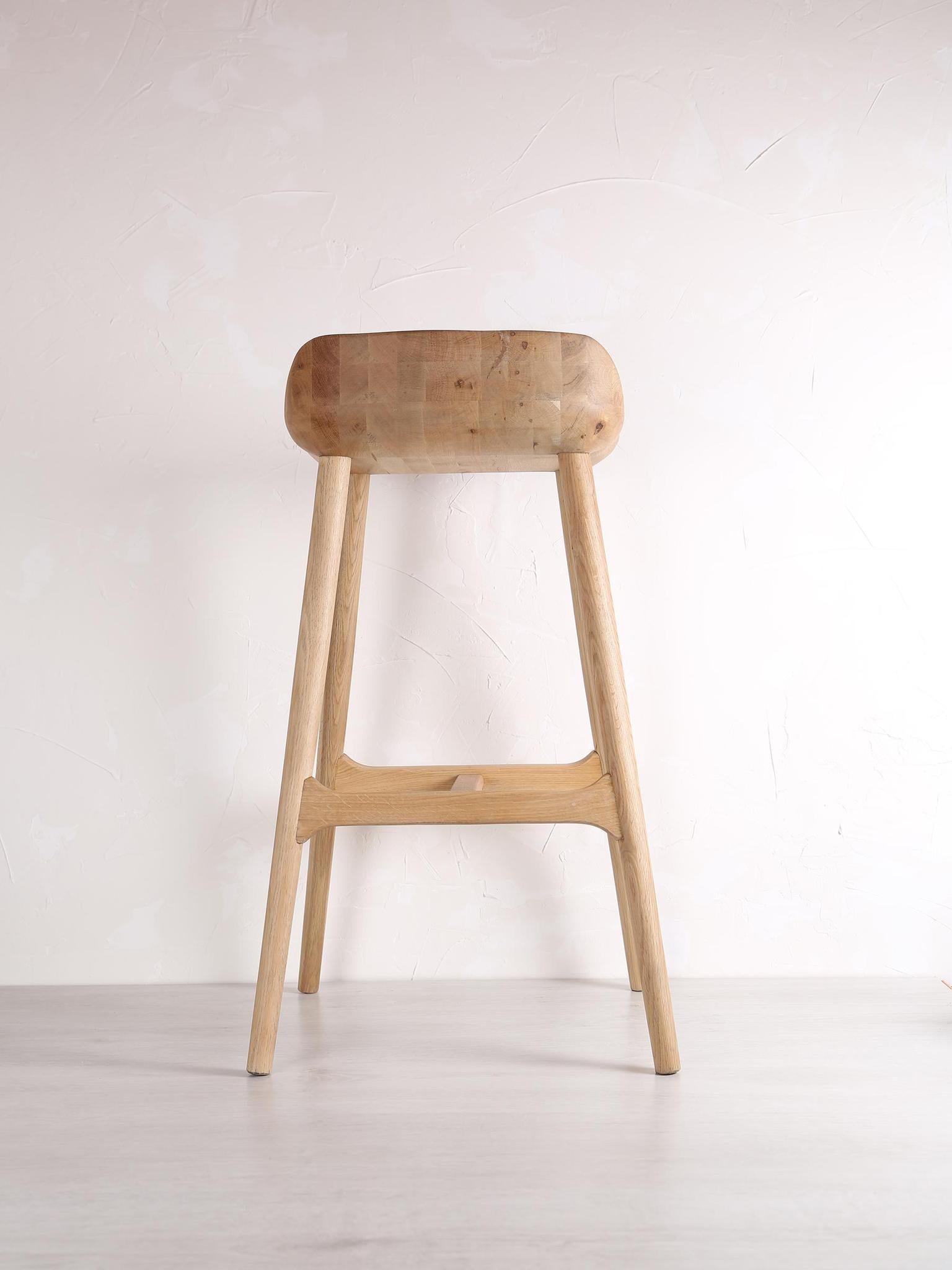 Weathered Oak Barstool (Late July 2025 Delivery)