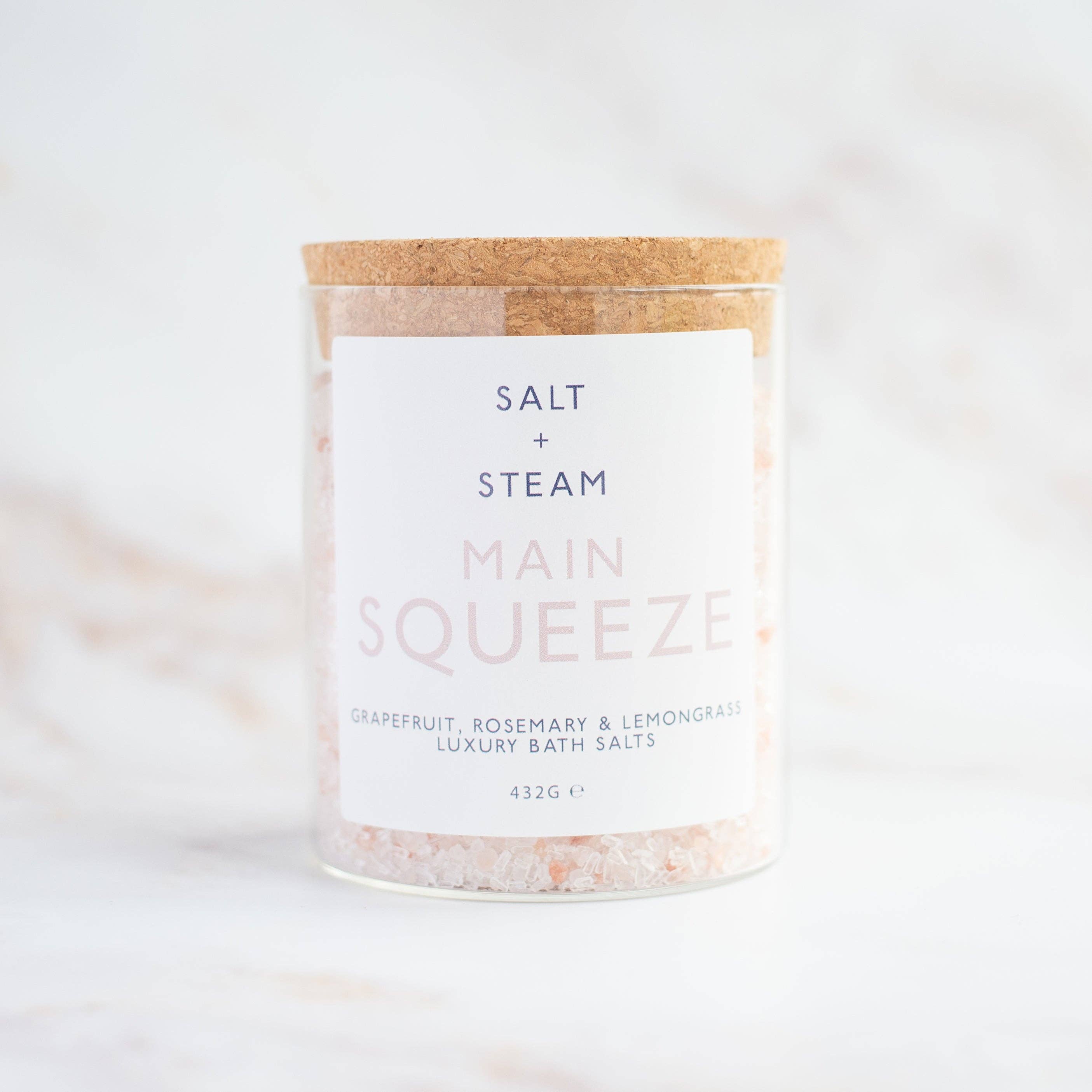 Main Squeeze - Grapefruit & Rosemary Bath Salts 80g & 432g