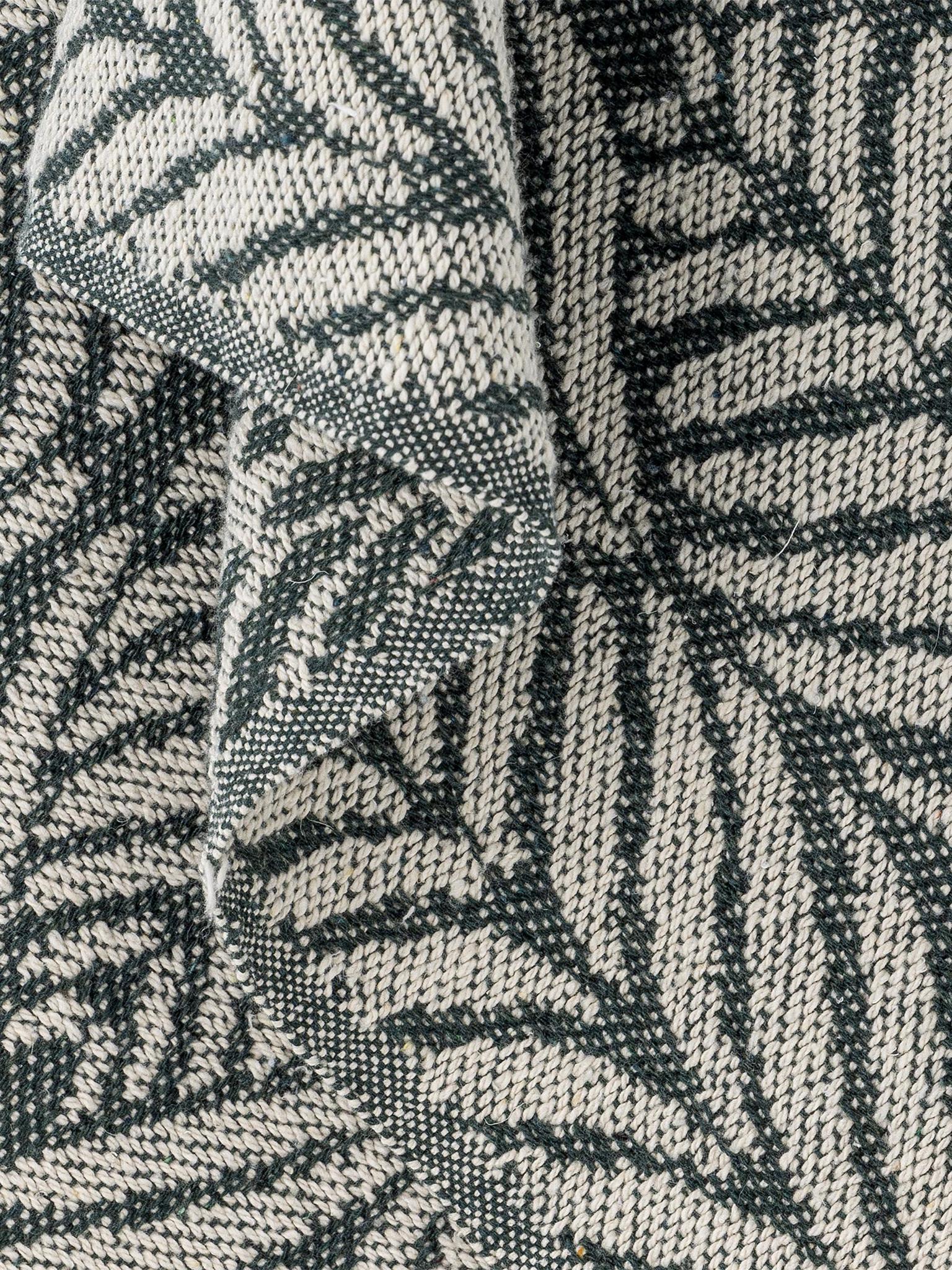 Ugento Throw - Green - Recycled Cotton