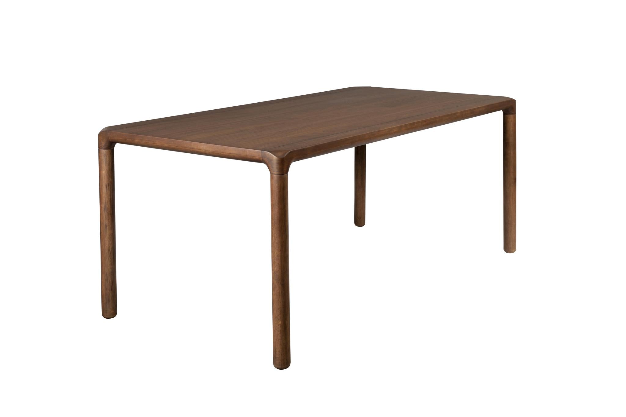 Storm Wooden Dining Table - Walnut - 3 Sizes Available