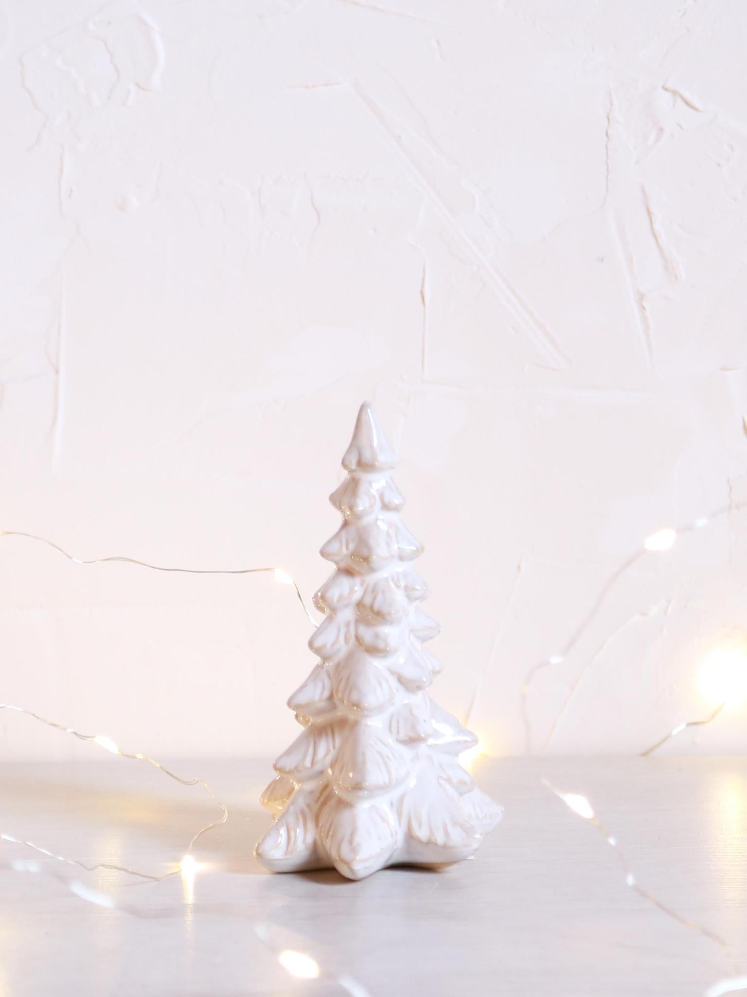 IVORY GLOW CERAMIC TREE