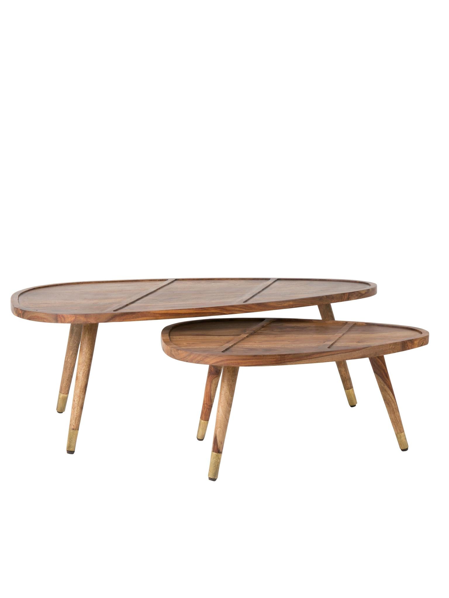 Sham Rosewood Coffee Table Set of 2