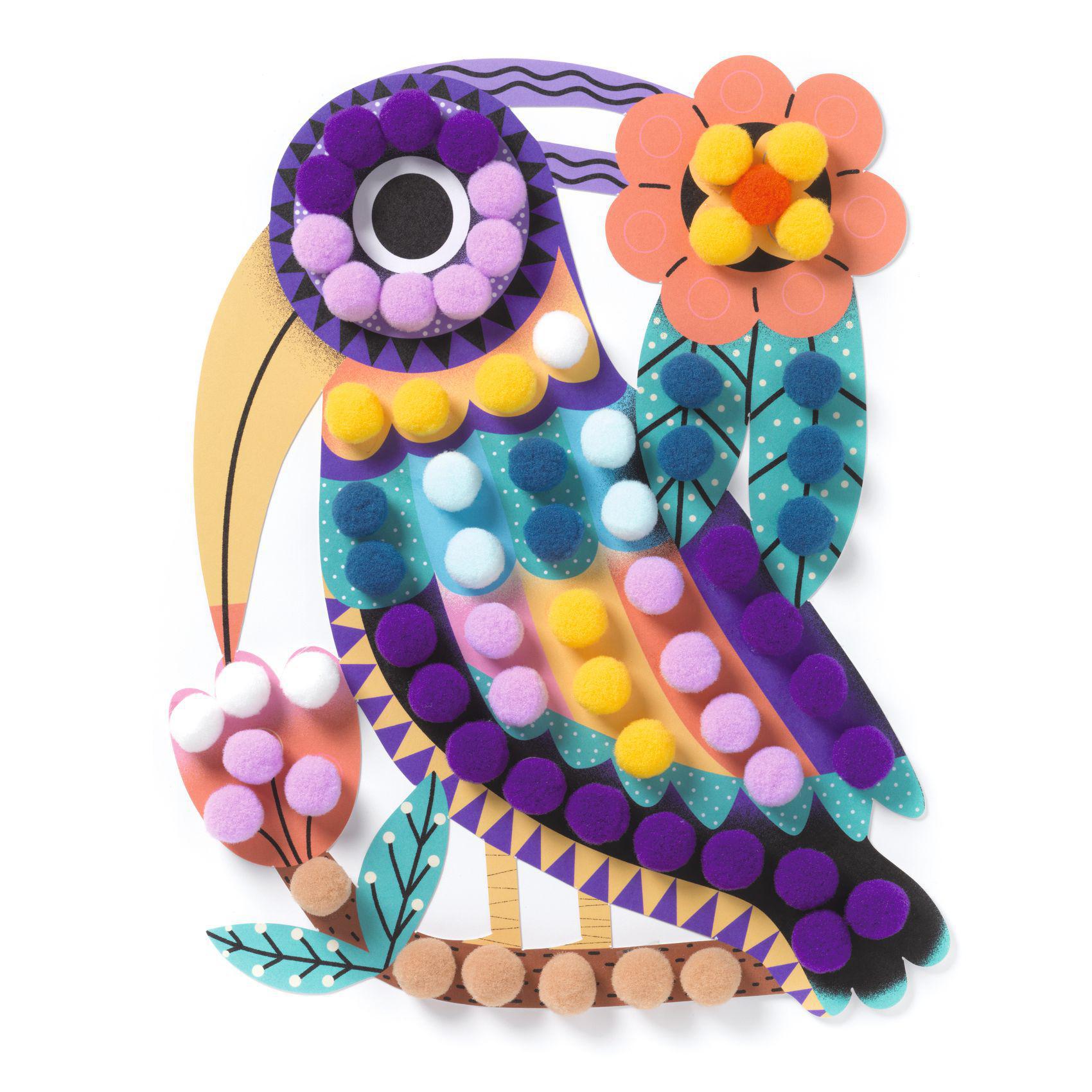 Pompom Birds - DIY Kit