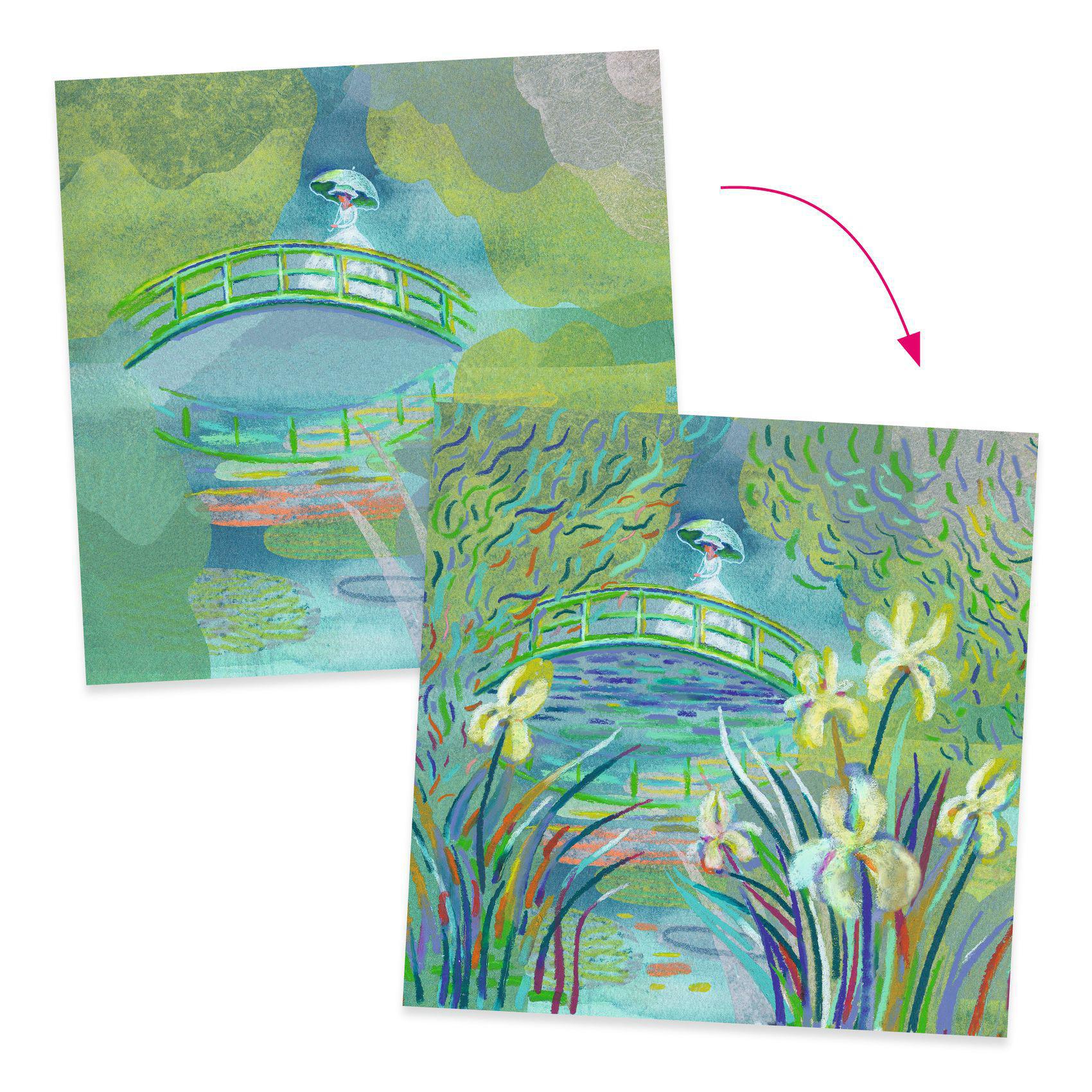 Inspired by Monet - DIY On the Water Lily Pond
