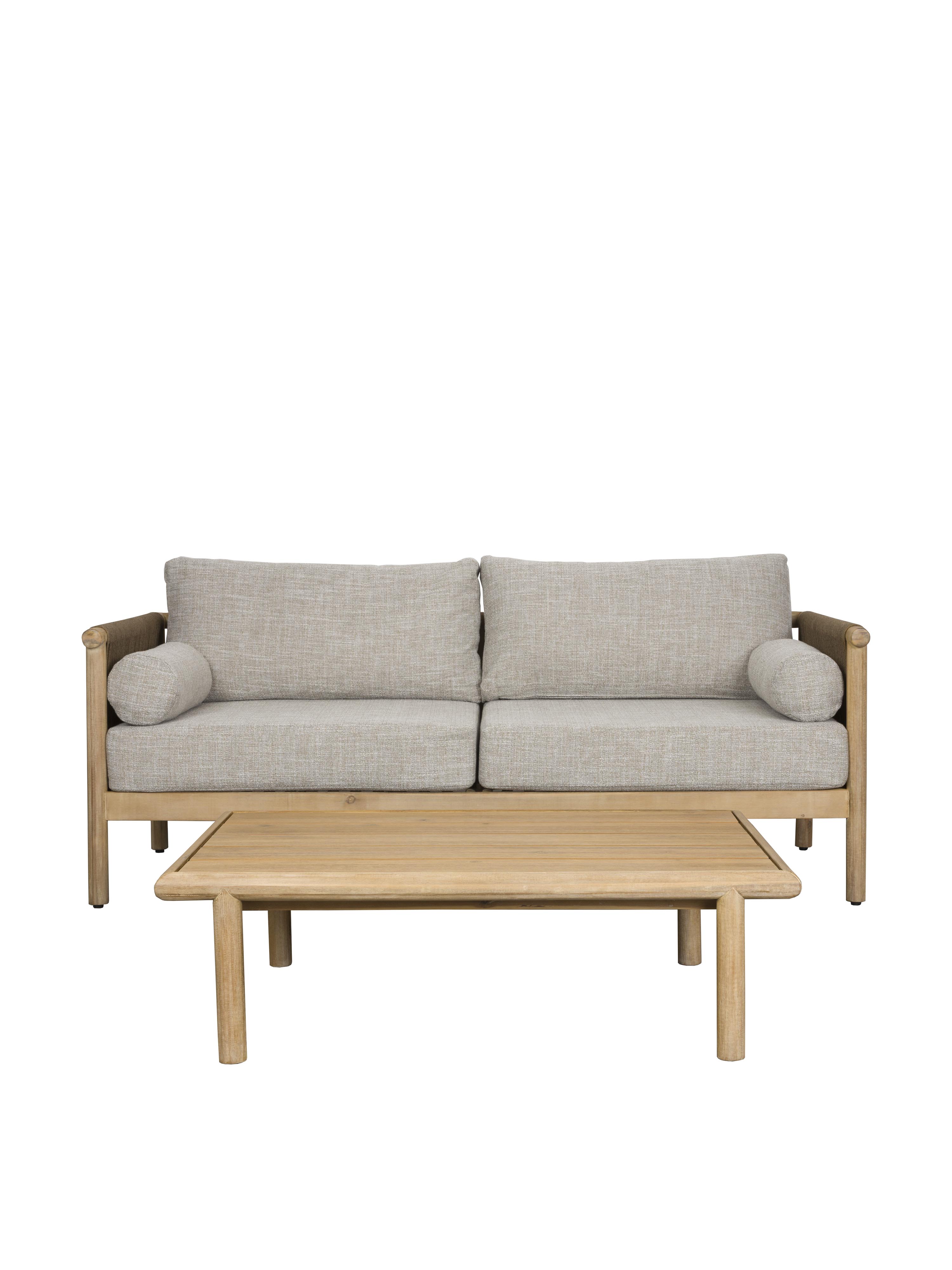 Oasis Outdoor Sofa and Coffee Table Set