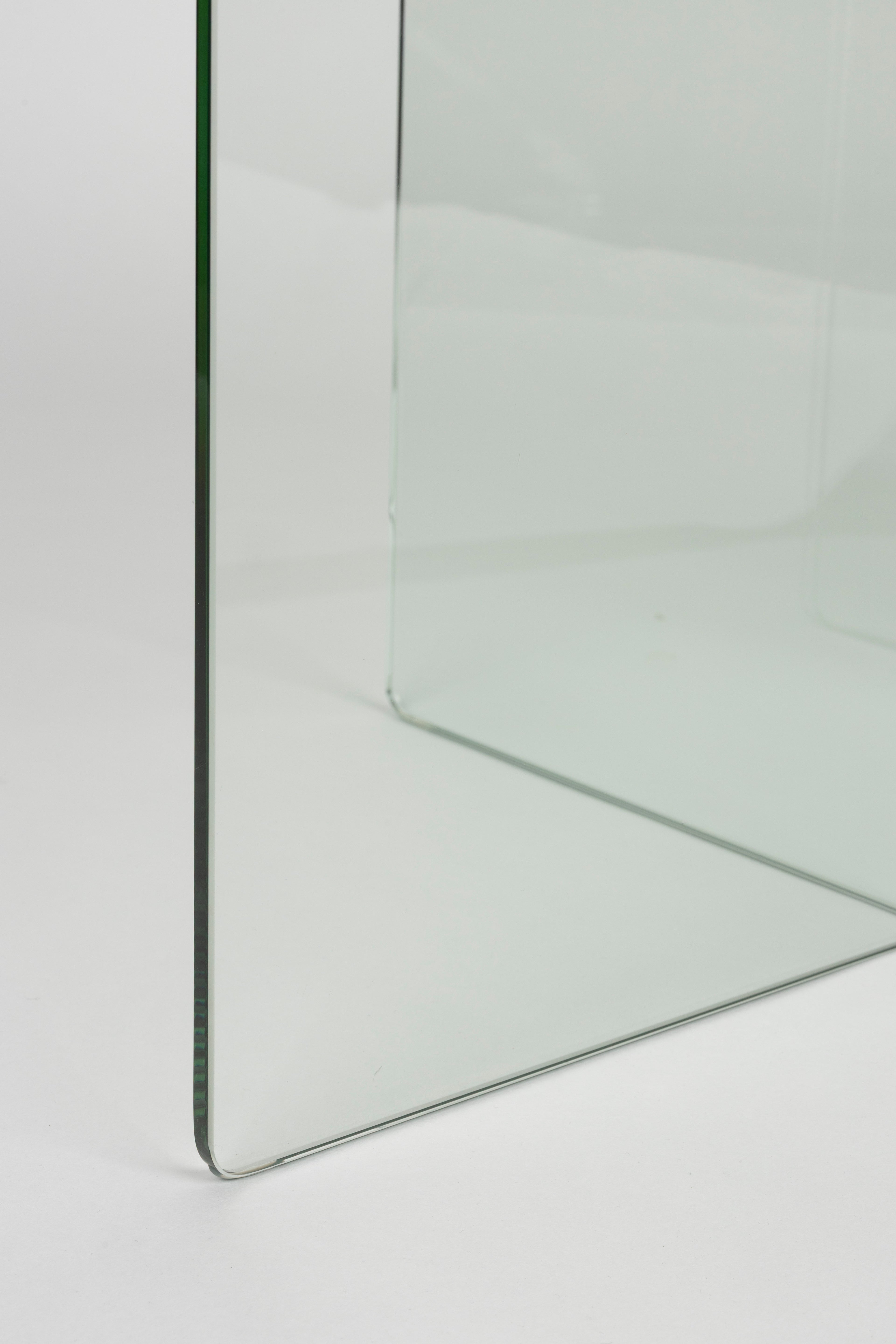 Linea Clear Glass Coffee Table