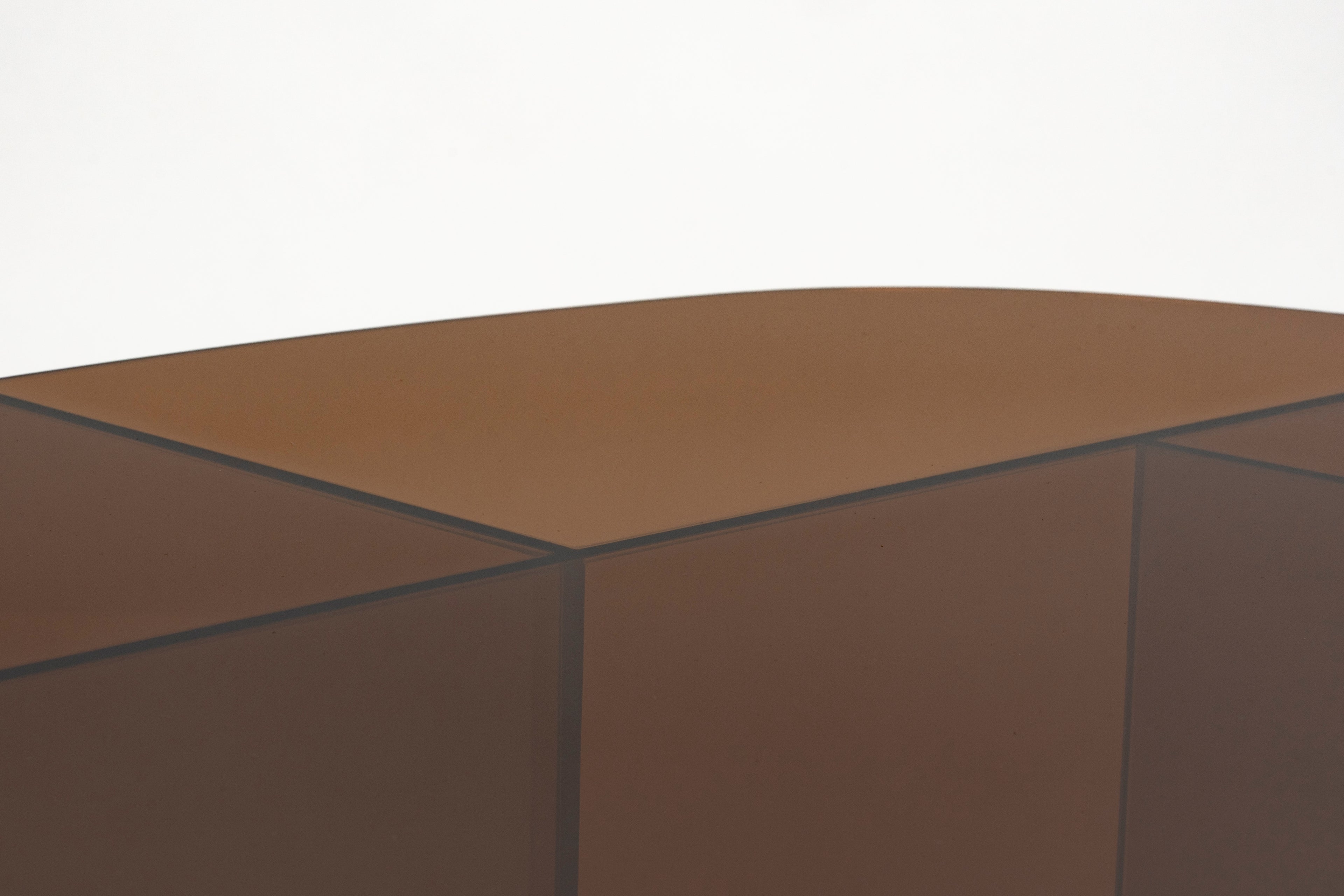 Linea Smoked Glass Coffee Table