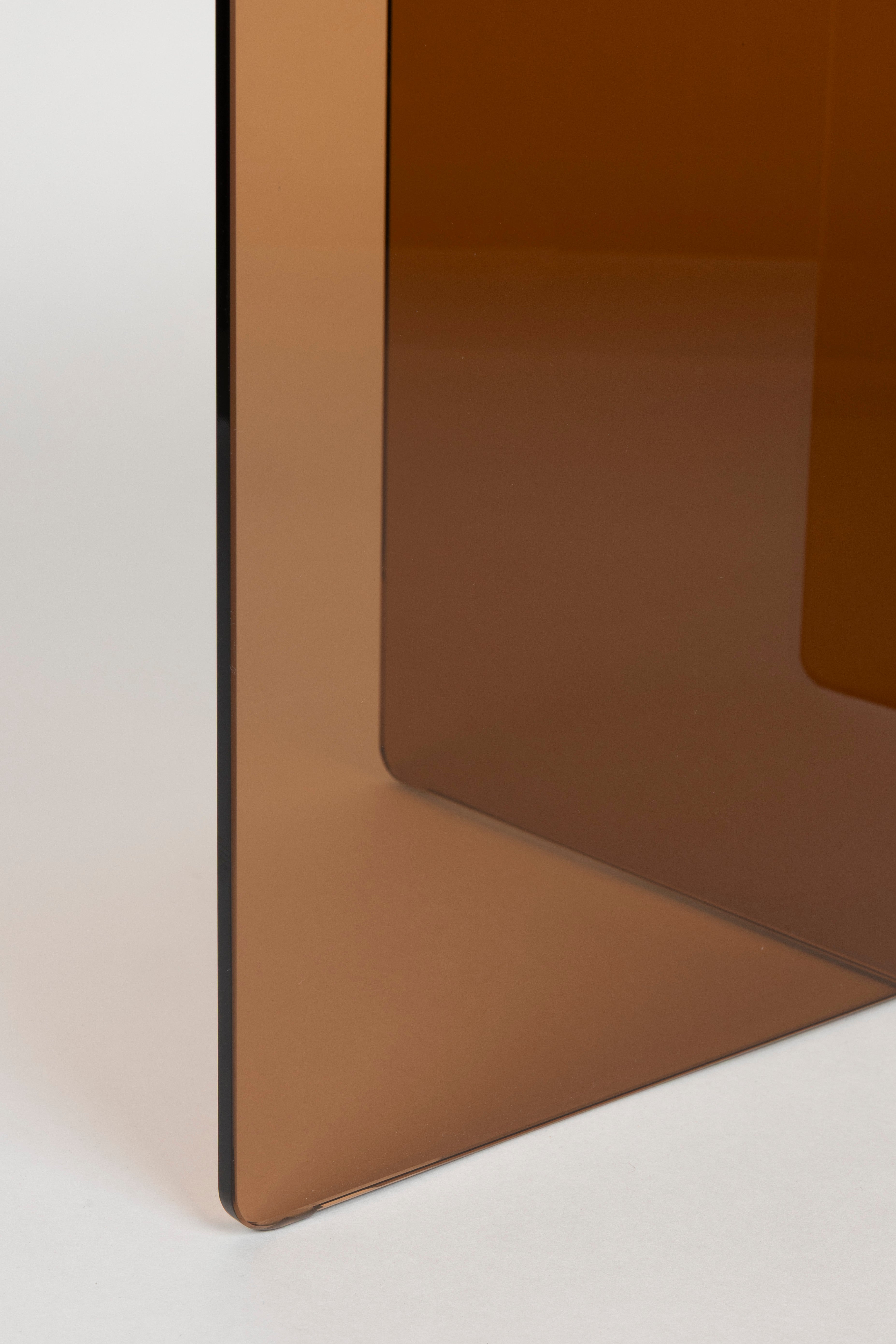 Linea Smoked Glass Coffee Table