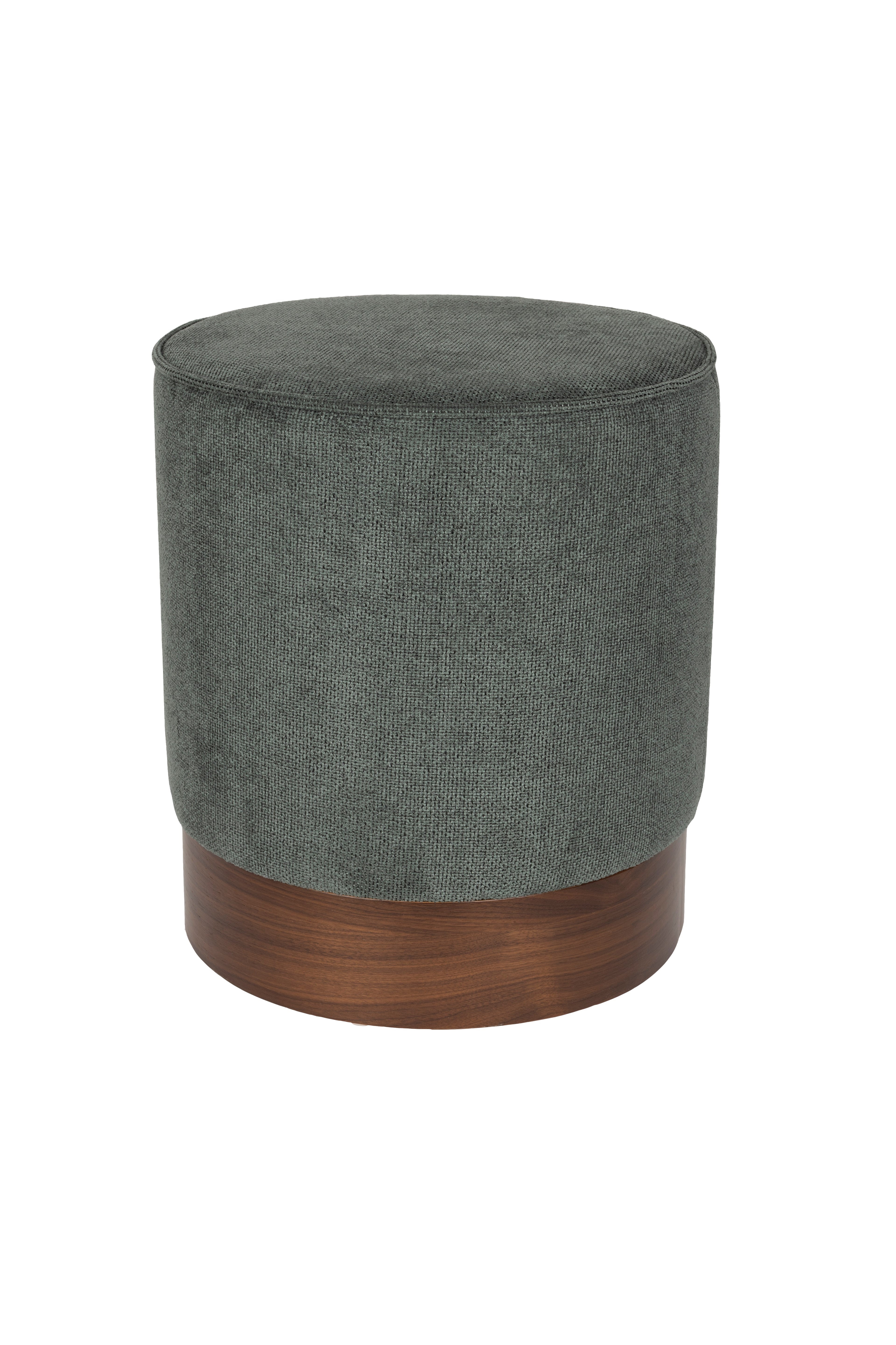 Bellevue Walnut Stool - Green
