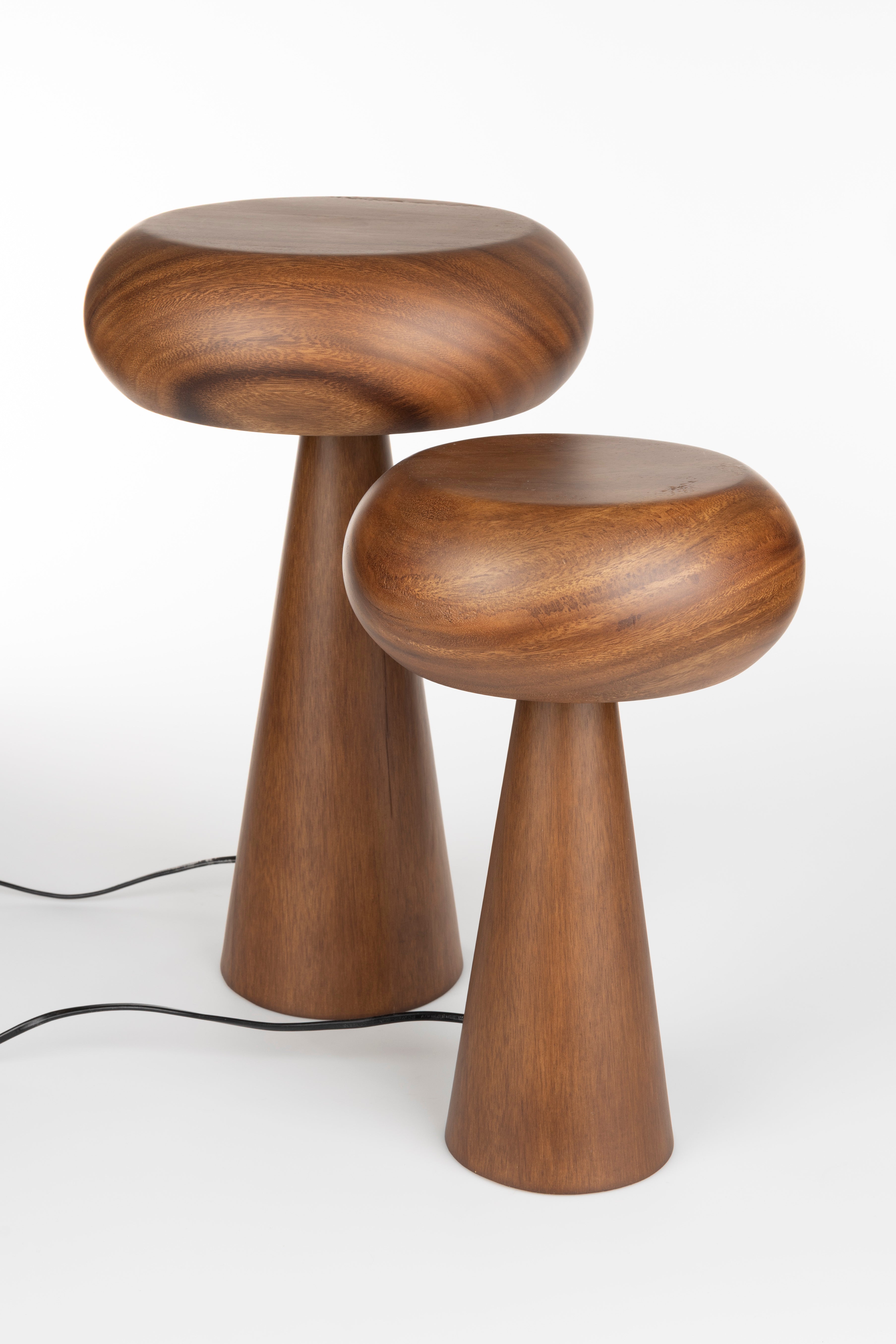 Moral Acacia Wood Table Lamp - Sizes Available