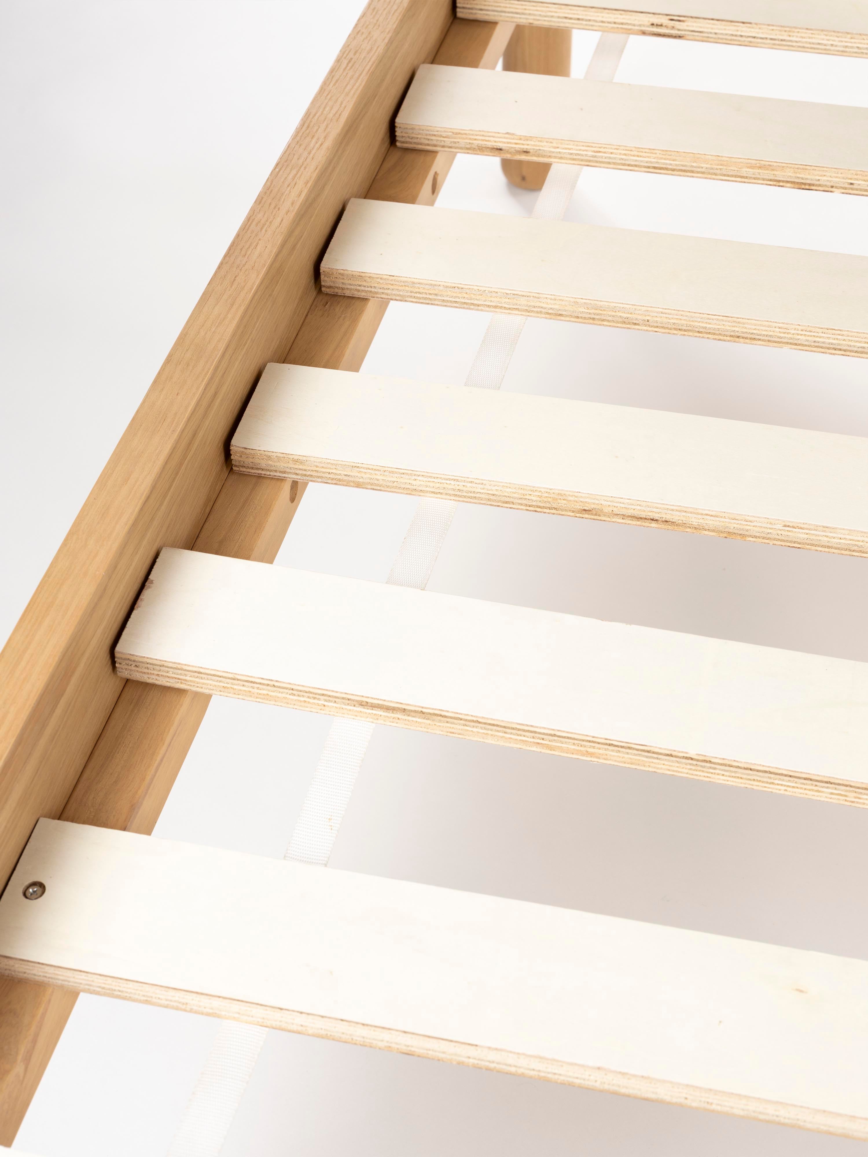 Storm Wooden Bed With Headboard - 2 Sizes Available
