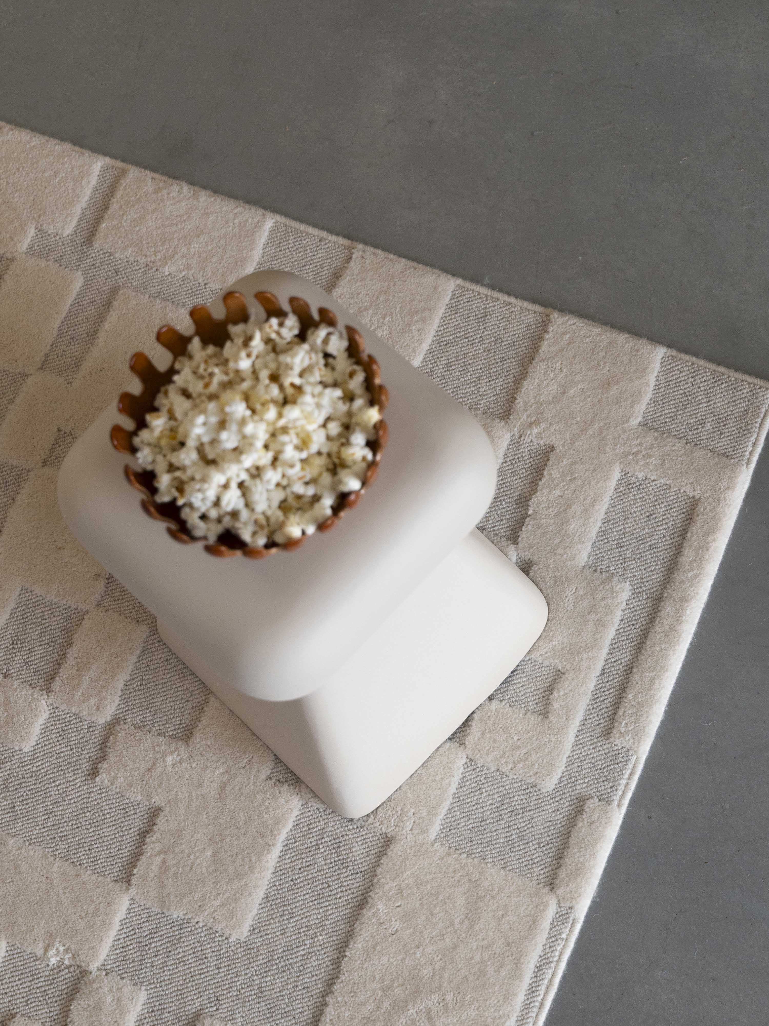Earth Iron Stool - Beige
