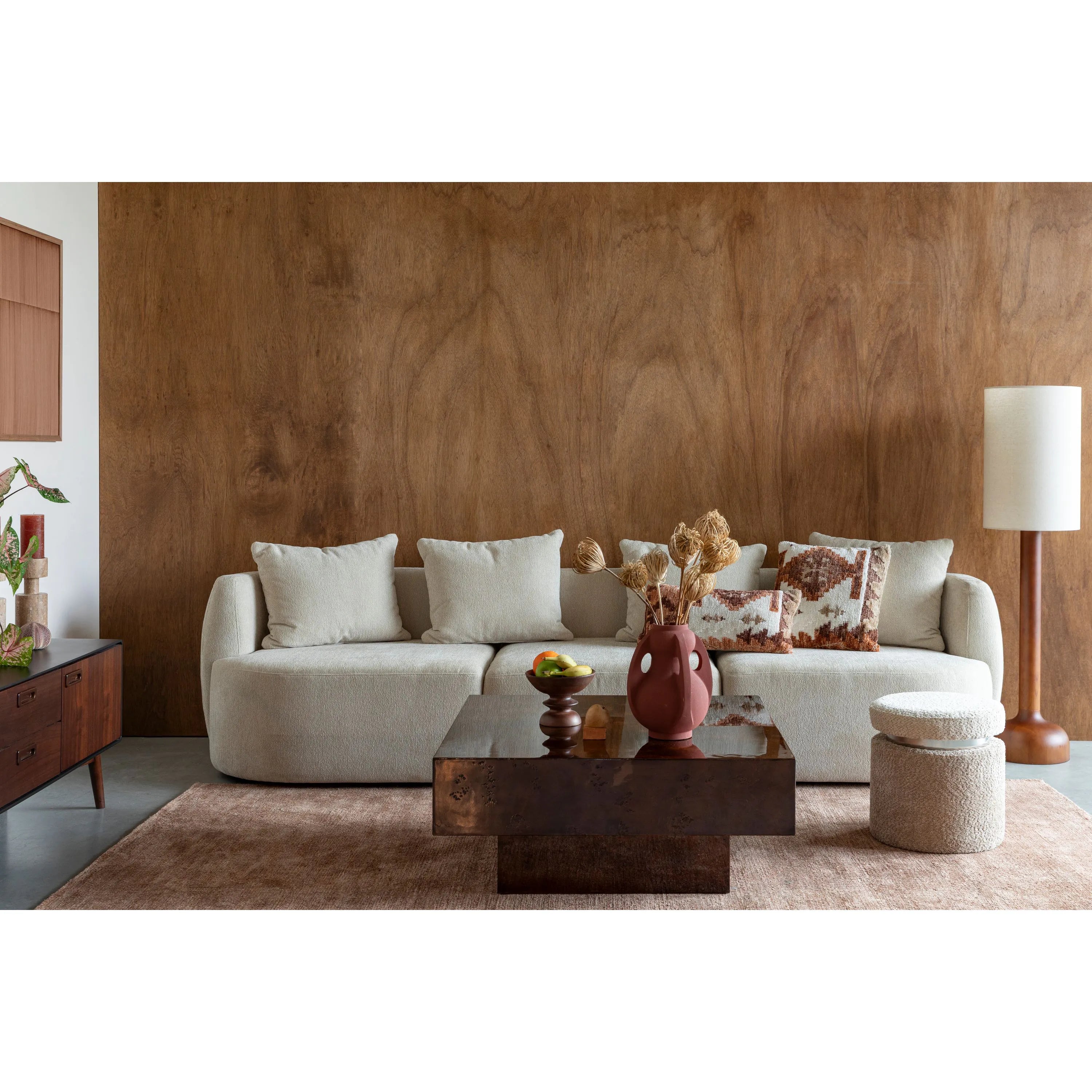 Quinn Square Coffee Table - Walnut