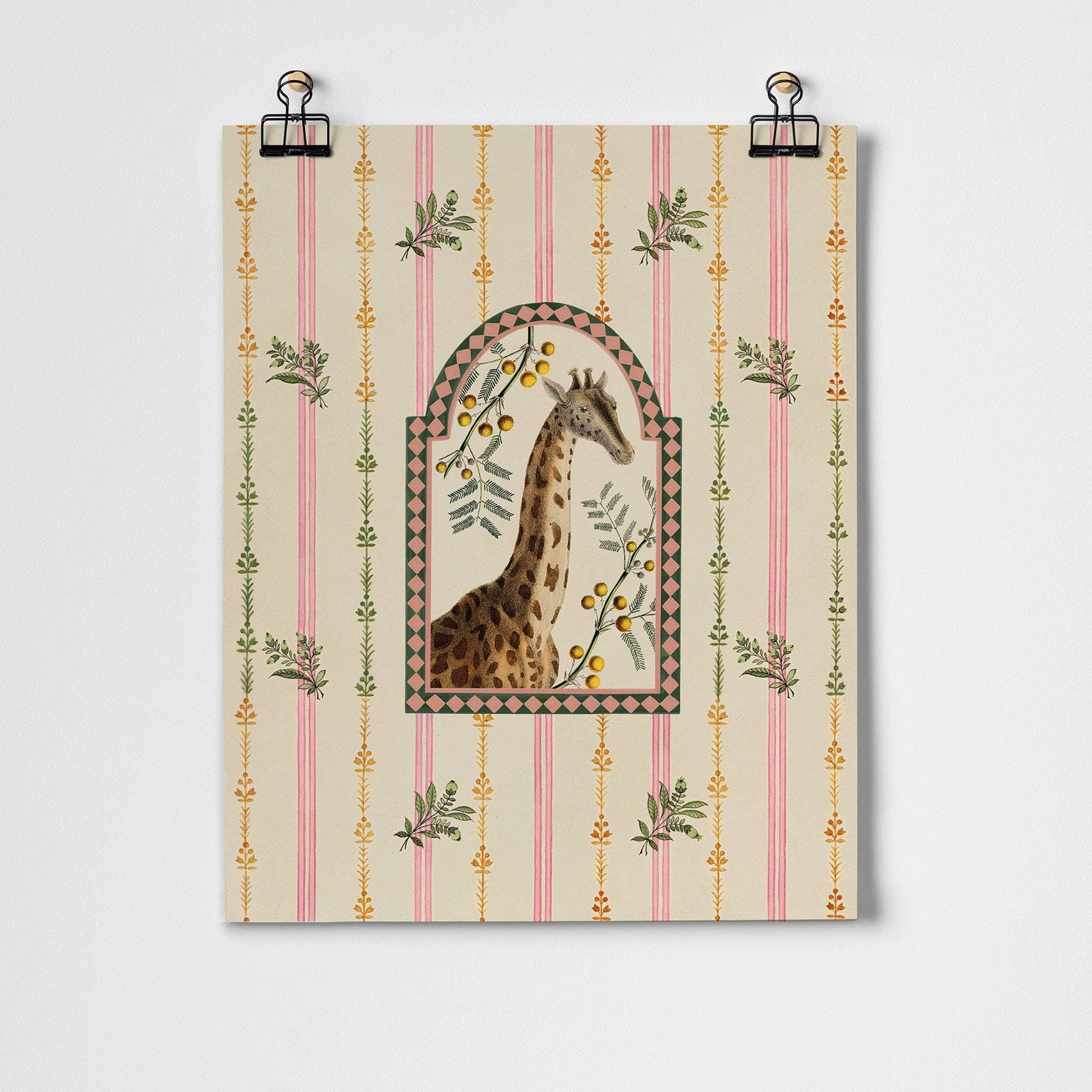 Giraffe A3 Fine Art Giclee Print