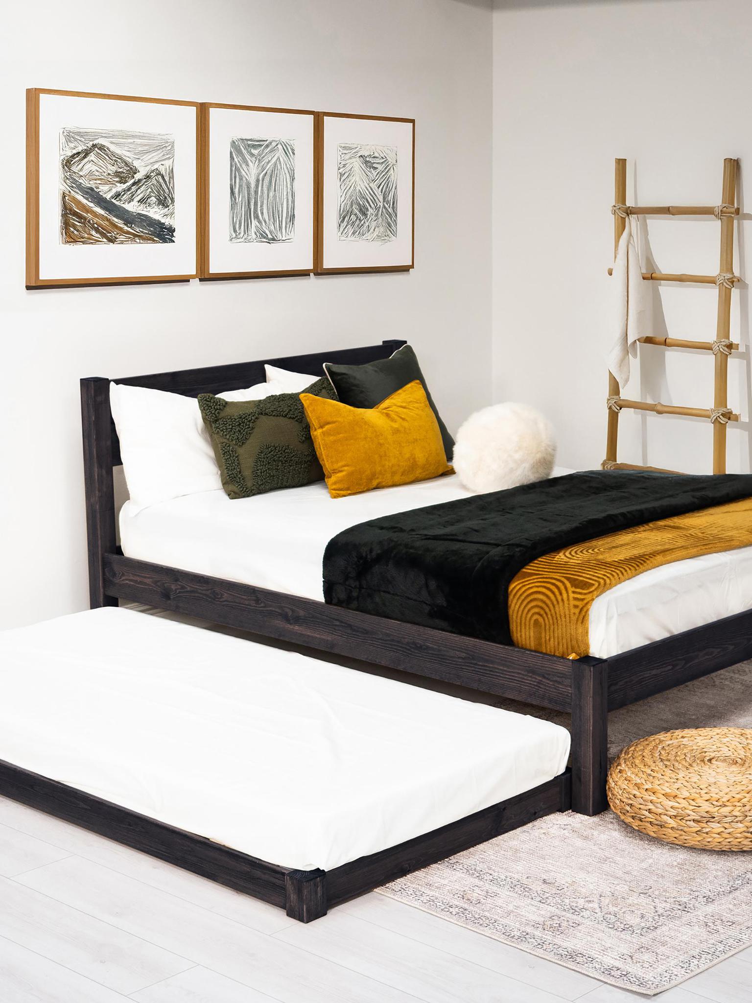Model 10 - Wooden Trundle Bed