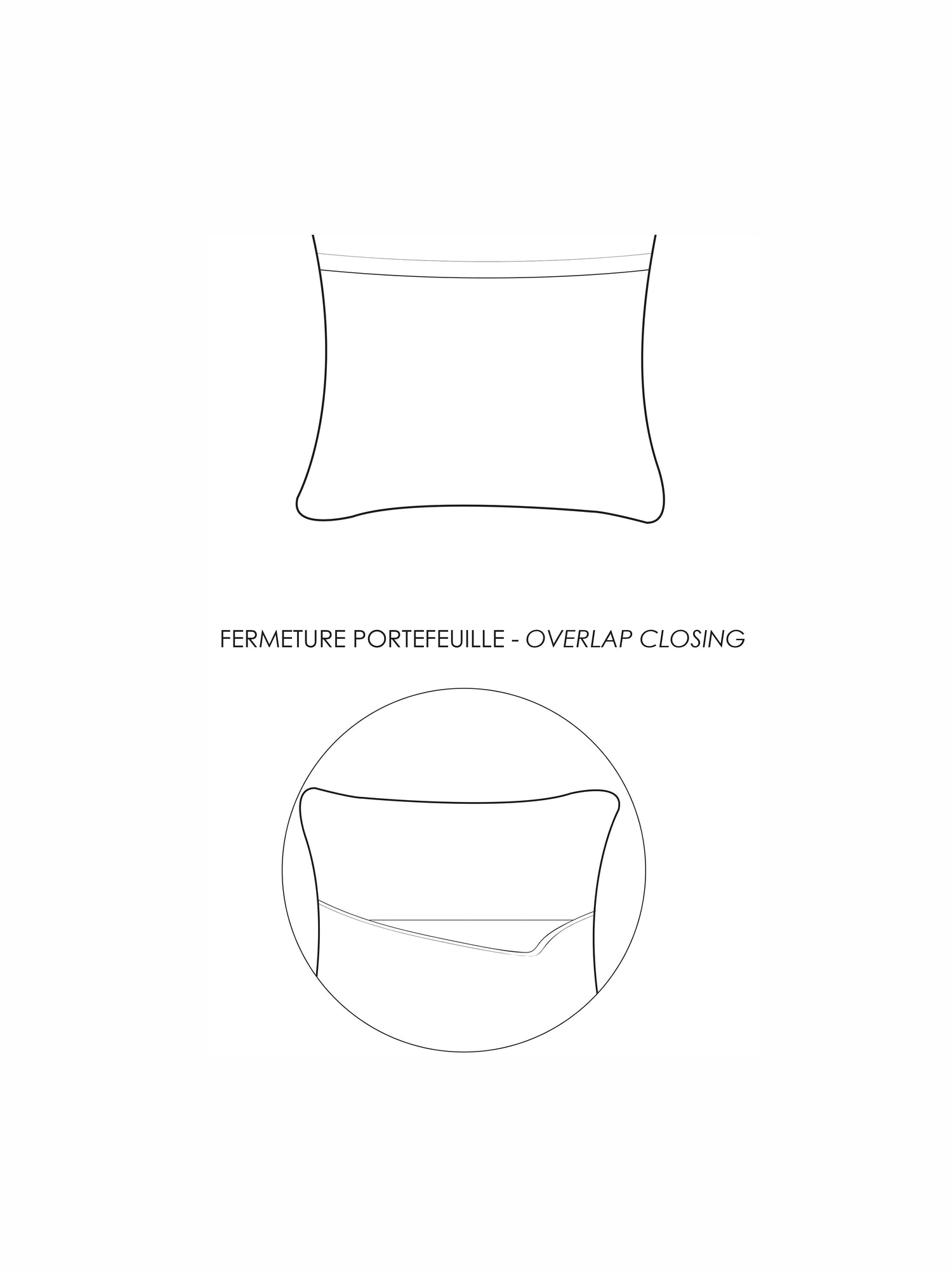 Laly Linen & Cotton Plain Cushion - Galet - 2 Sizes Available