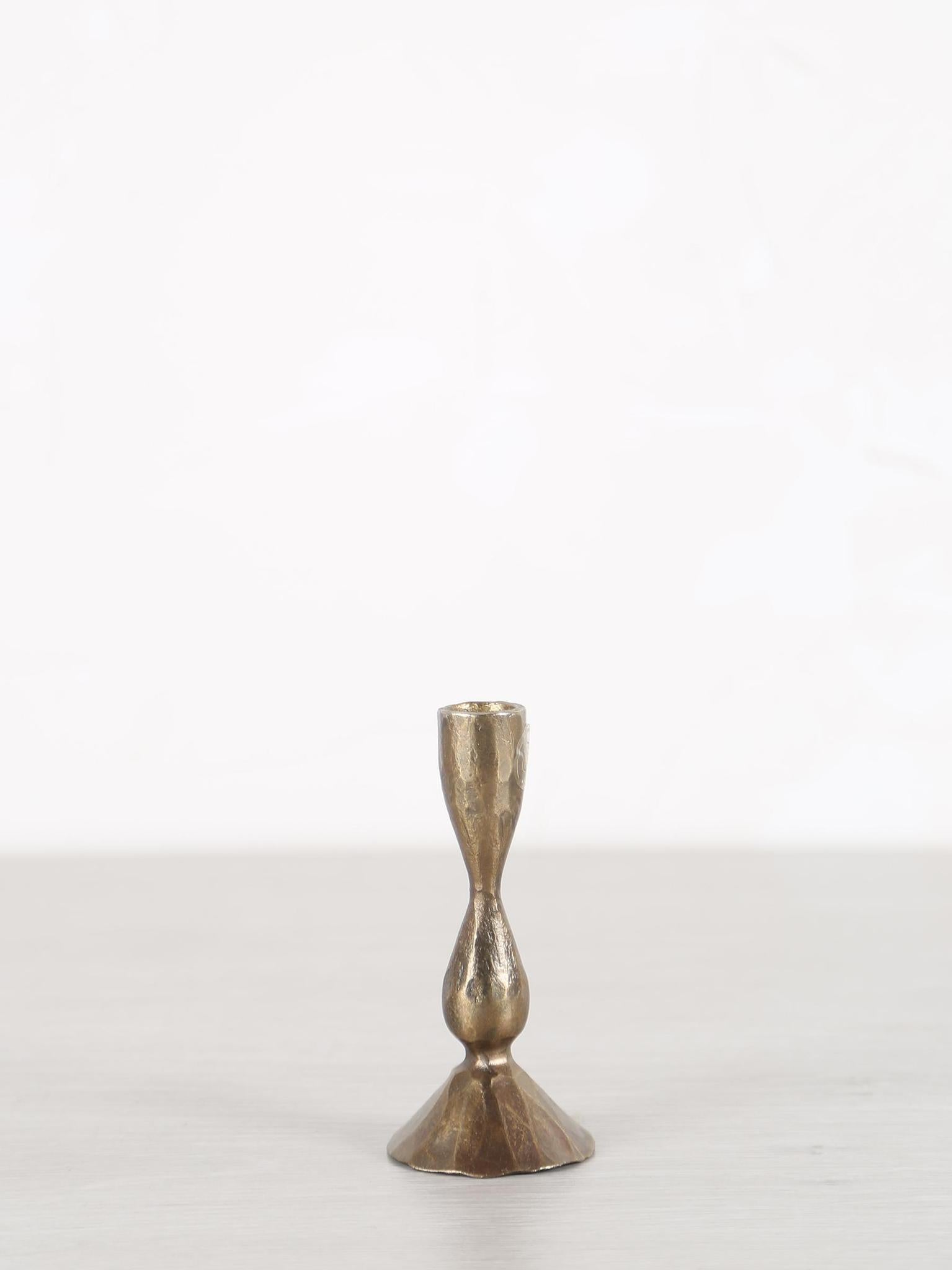 Ingrid candlestick - Brass