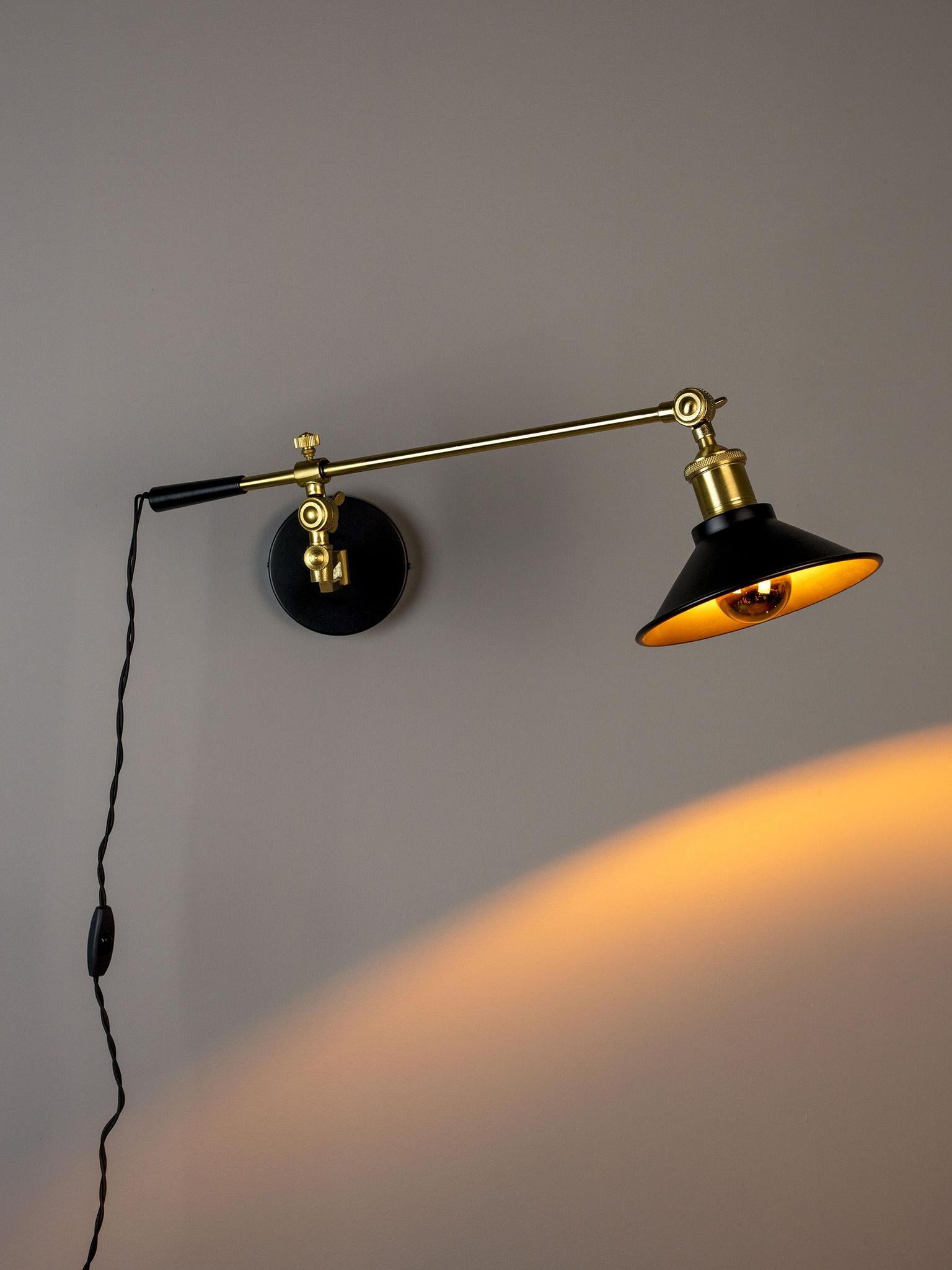 Penelope Black Wall Lamp