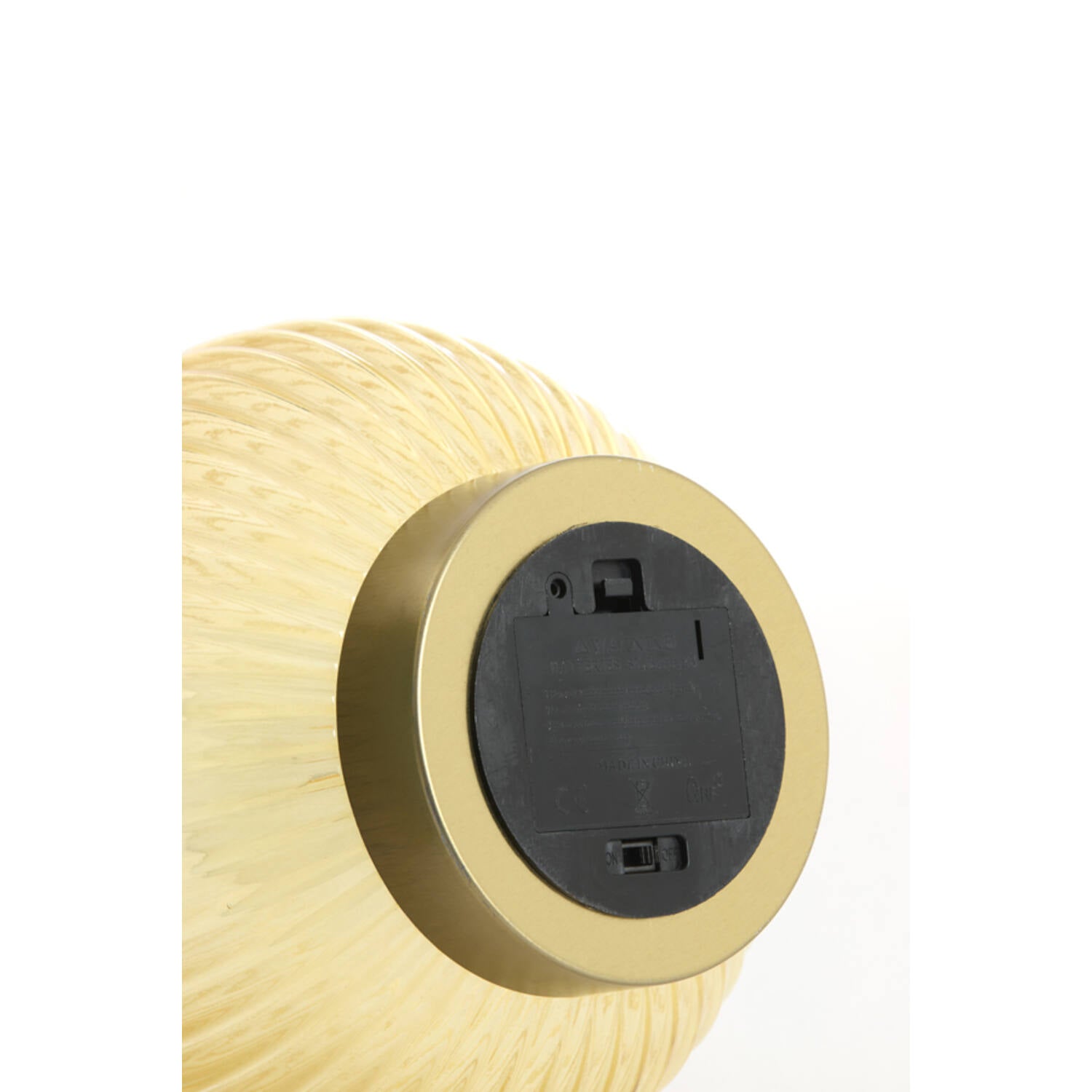 Tajera Table lamp - LED glass - Ochre Yellow