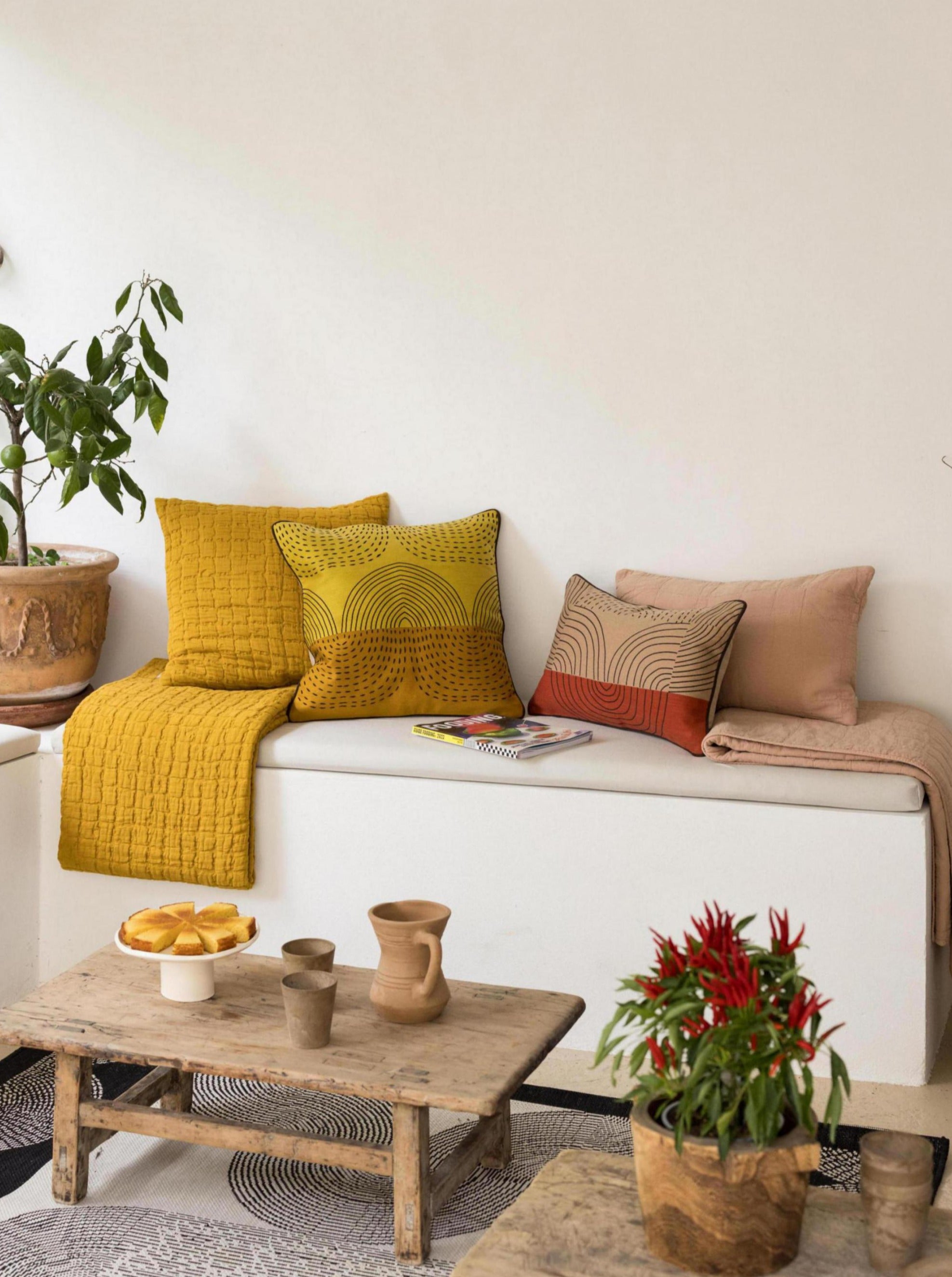 Titou Recycled Cushion Sugared Plum - 30x50cm
