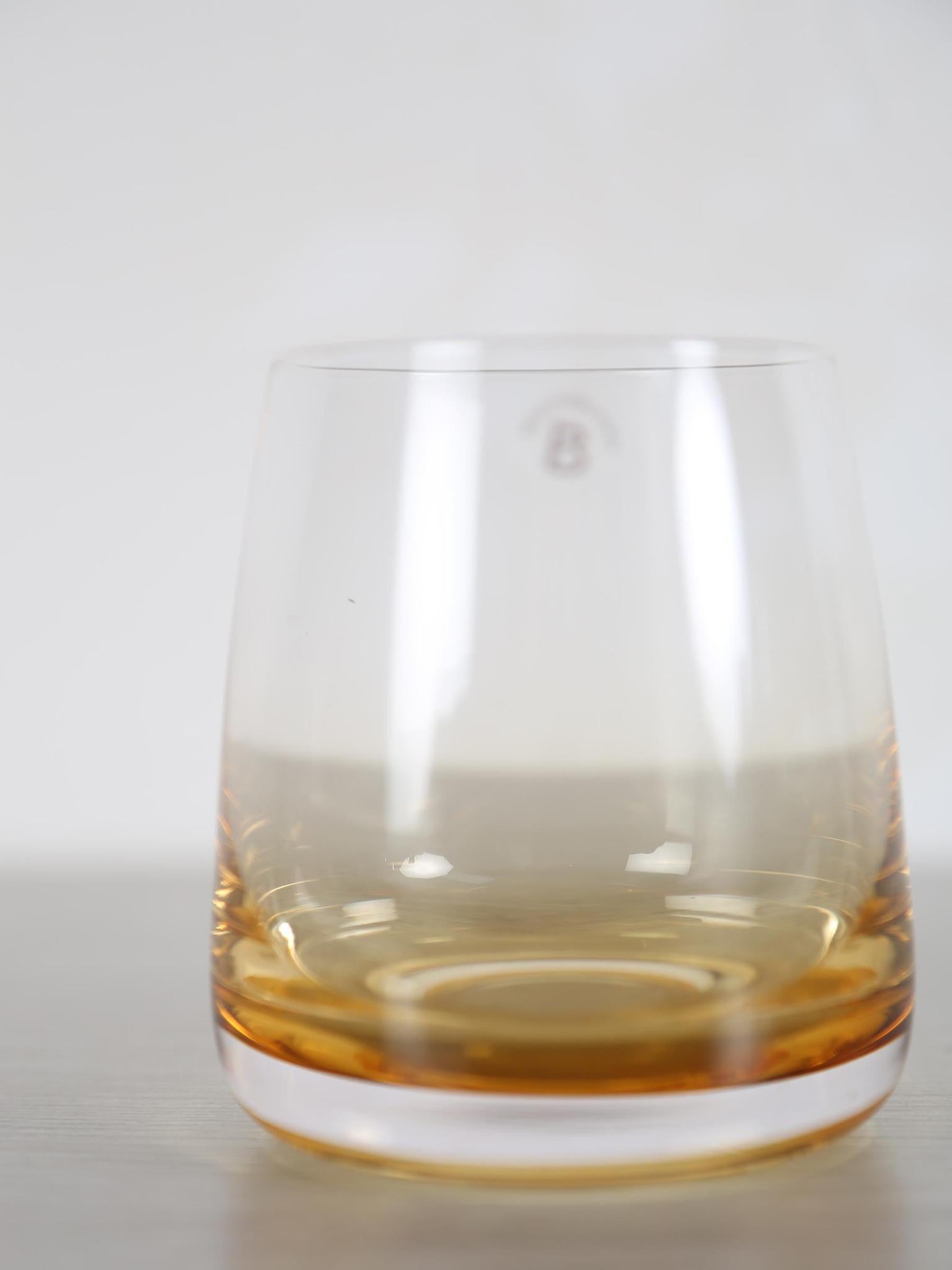 Amber Mouthblown Tumbler