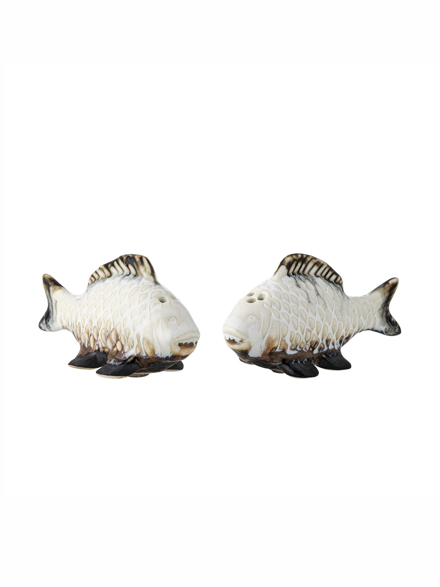Chase Salt & Pepper Shaker Set - White - Stoneware