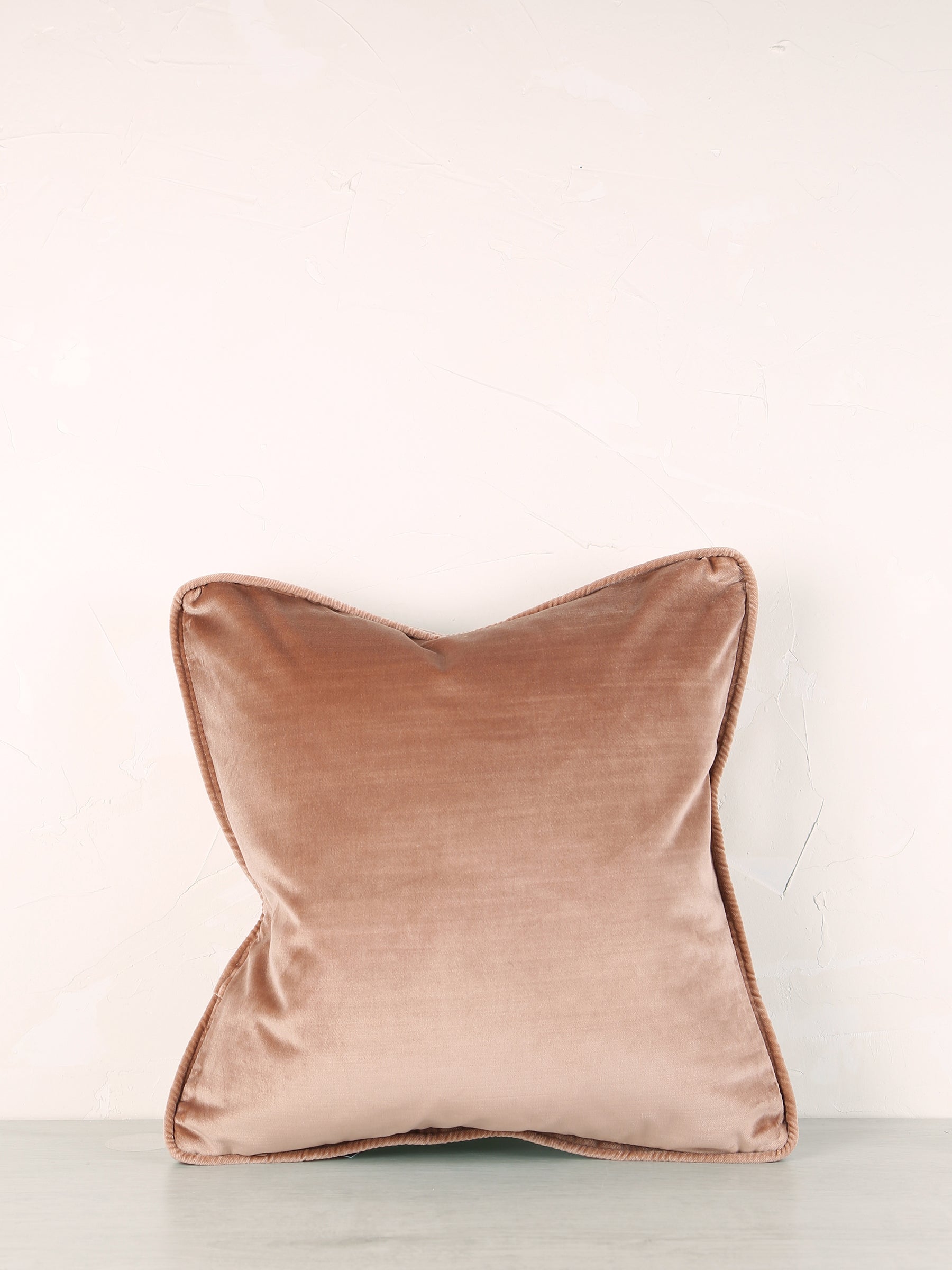 Darcy Velvet Cushion - Dusk Rose- 43 X 43cm