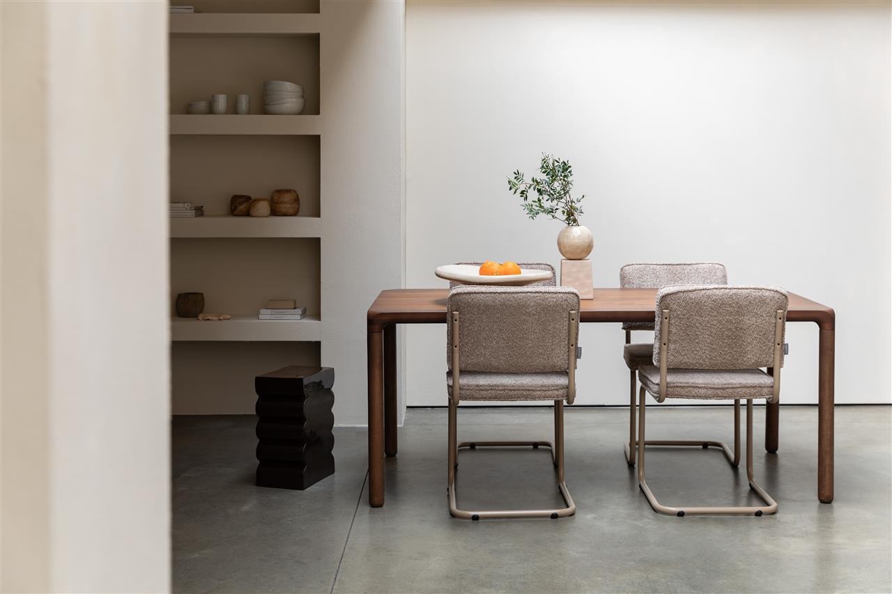Storm Wooden Dining Table - Walnut - 3 Sizes Available