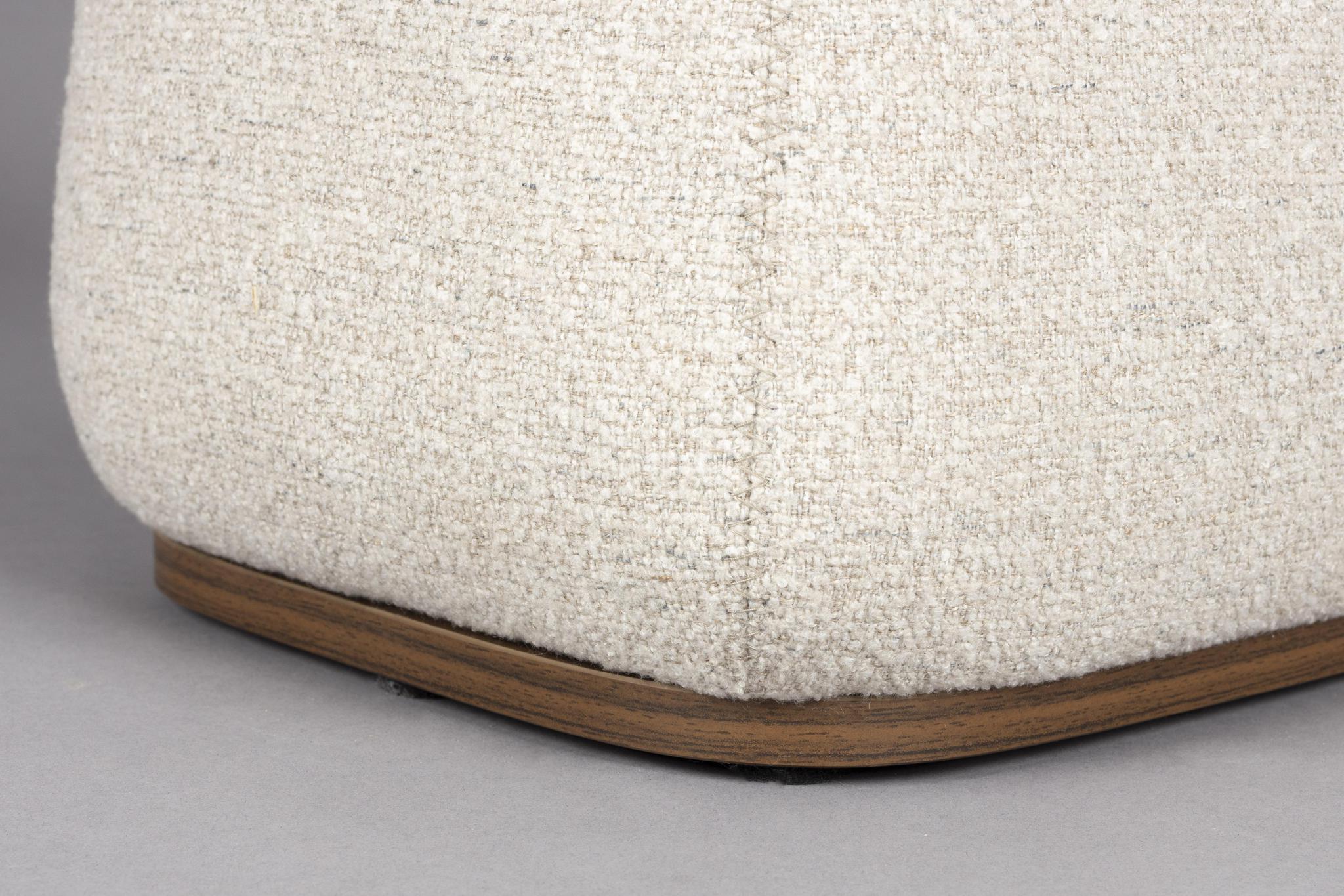 Shelley Upholstered Side Table - 2 Colours Available