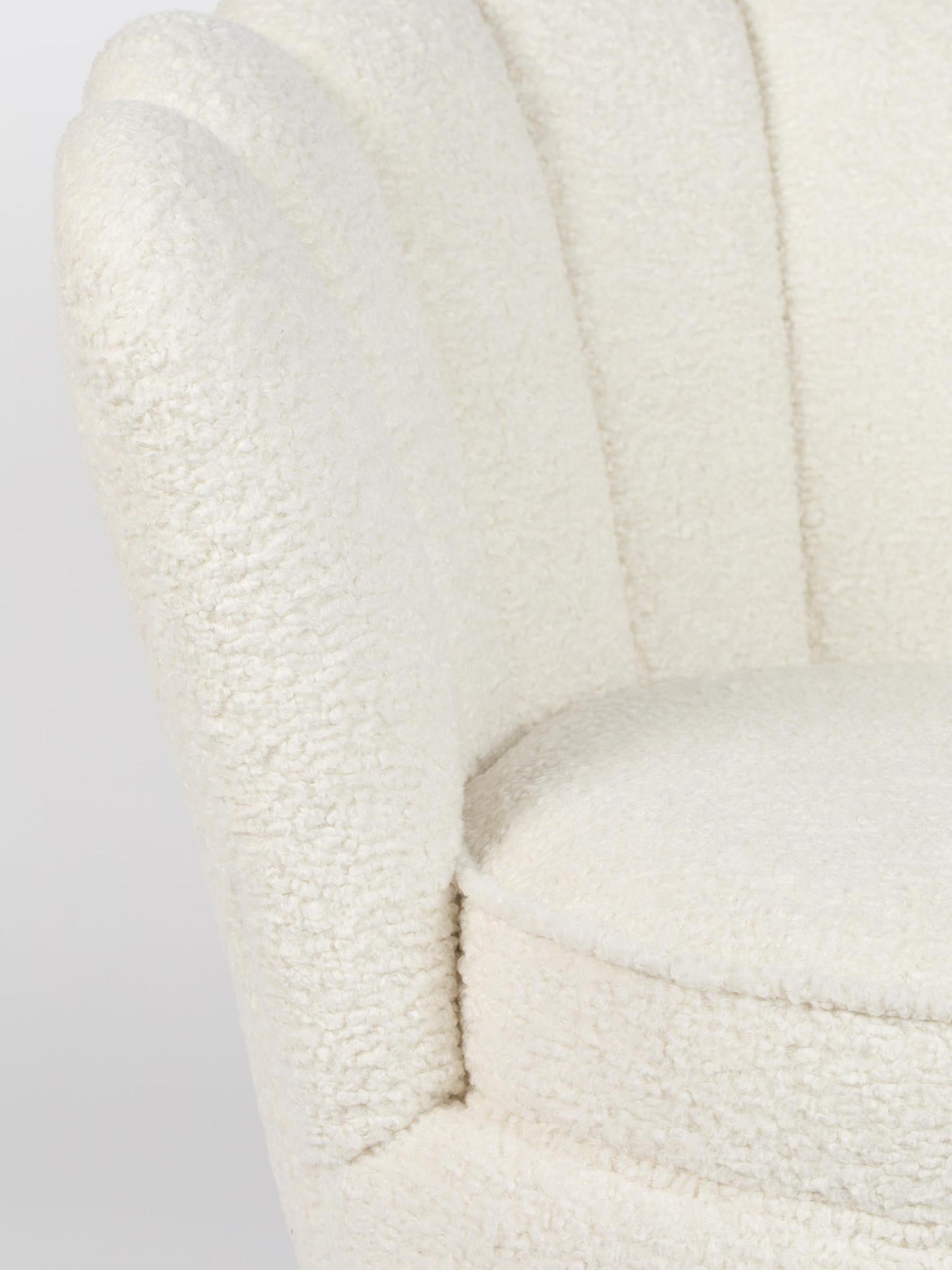 Mother Of All Shells Lounge Chair - Teddy, Natural