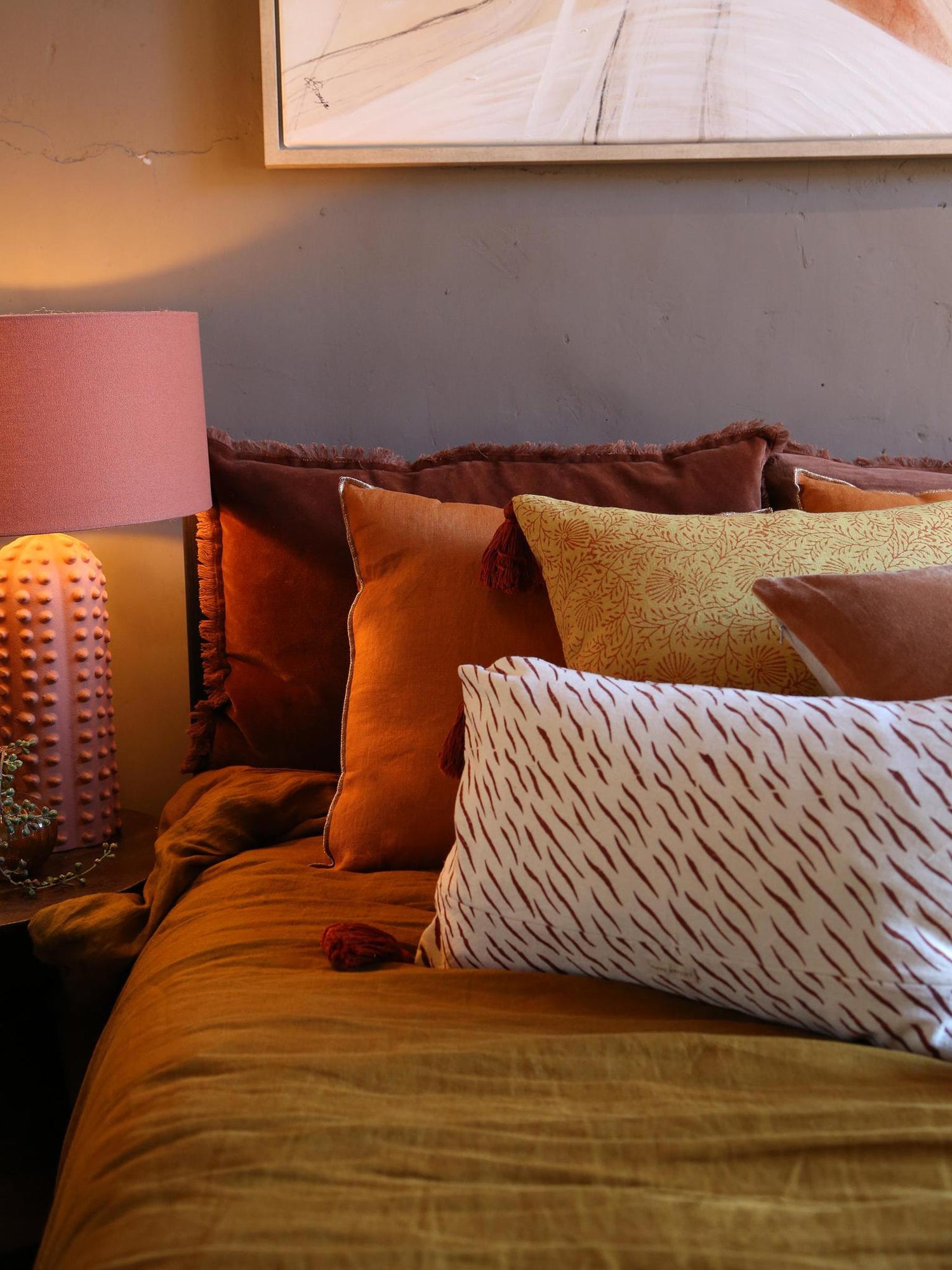 CRAFTED - Nesoi Hand Embroidered Cushion