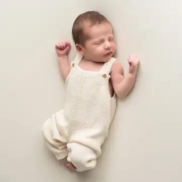 Channel romper - ecru
