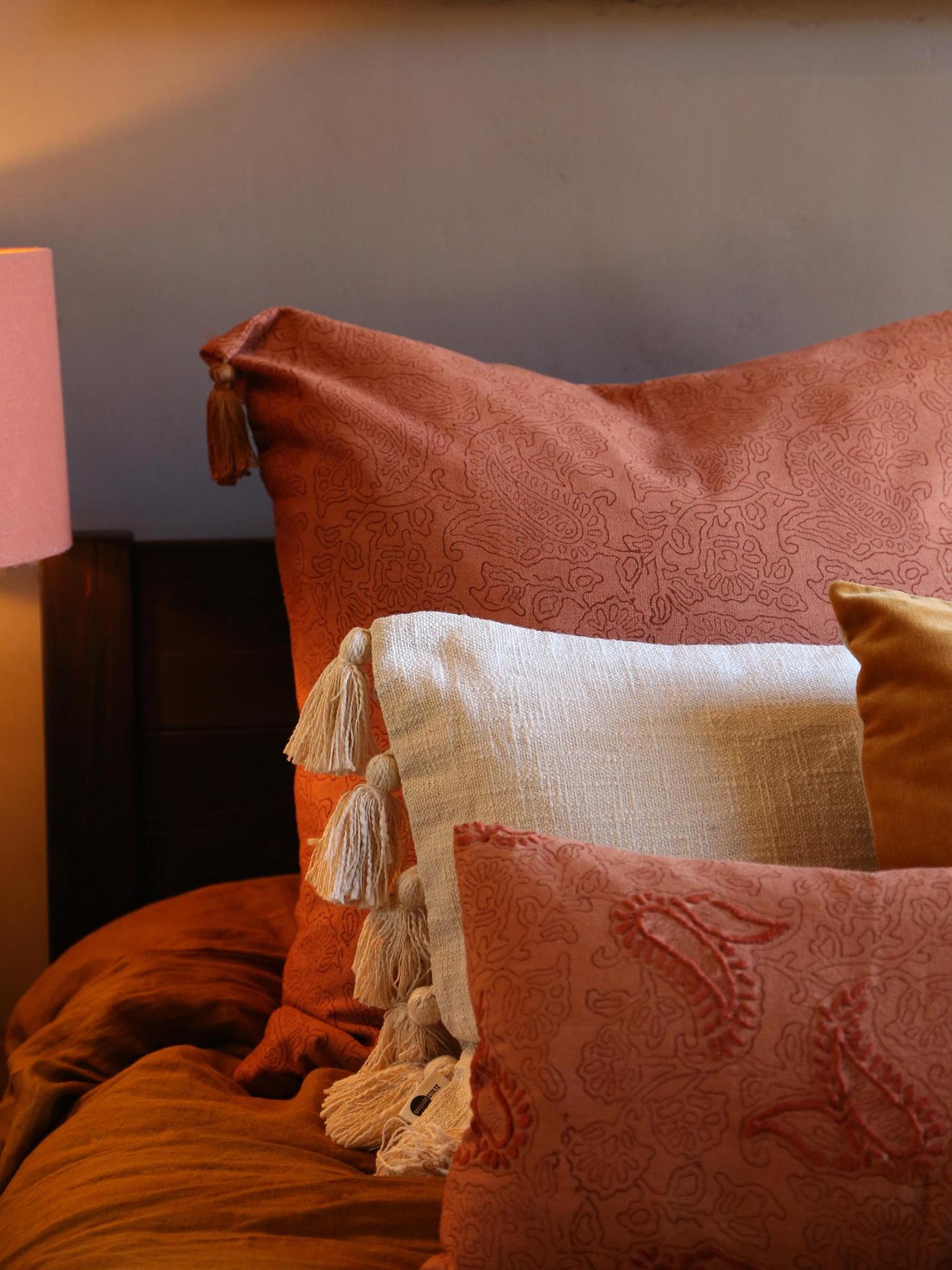 CRAFTED - Hebe Hand Embroidered Cushion