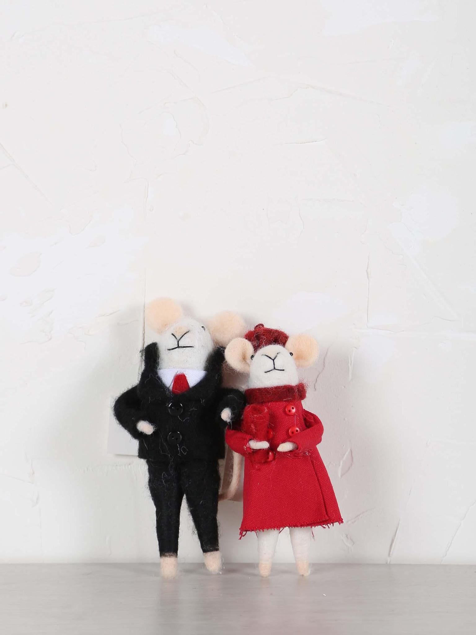Charles & Camilla Felt Mice- 2 Options Available