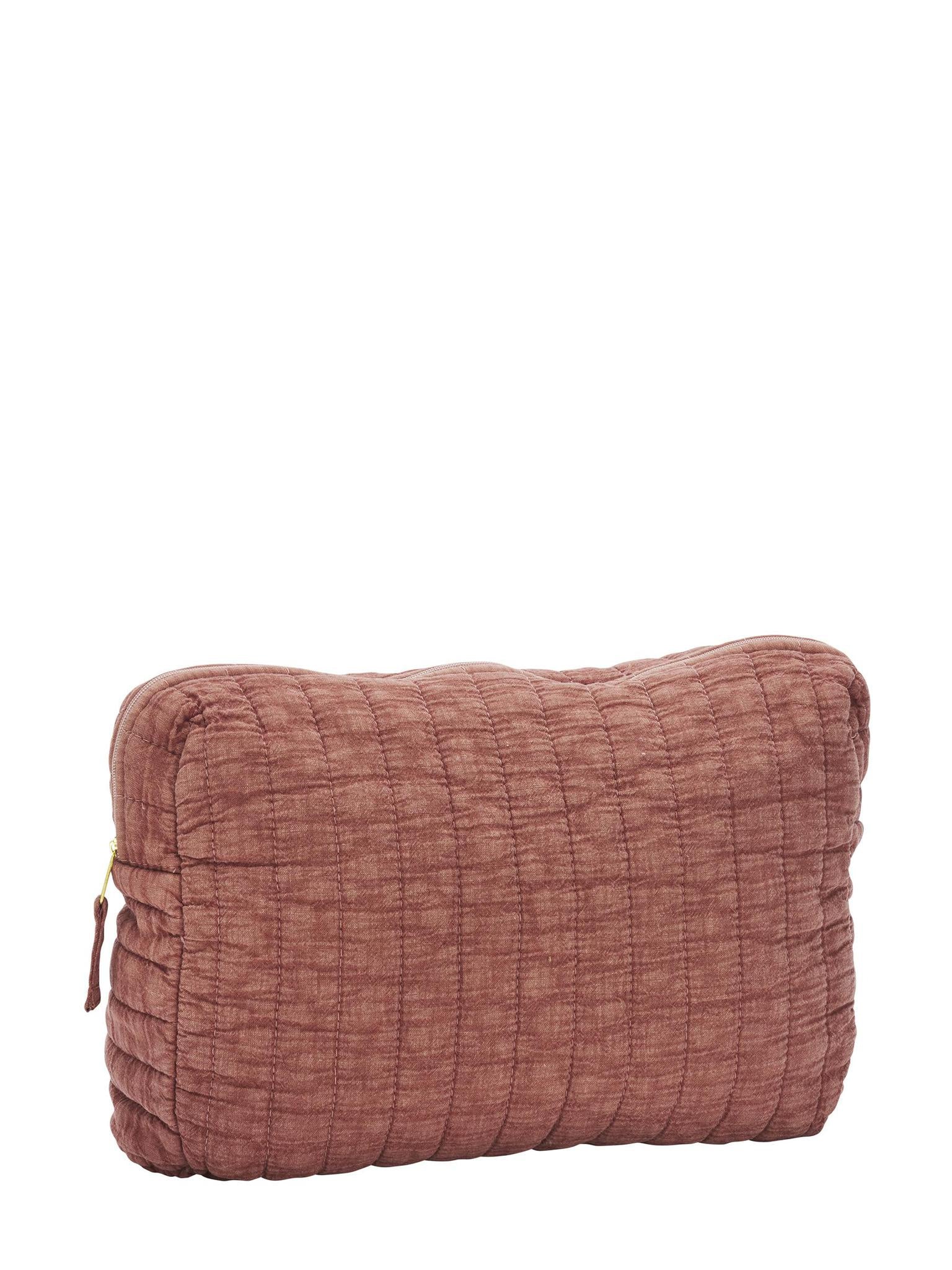 Quilted Cotton wash bag - 2 Colour Options Available