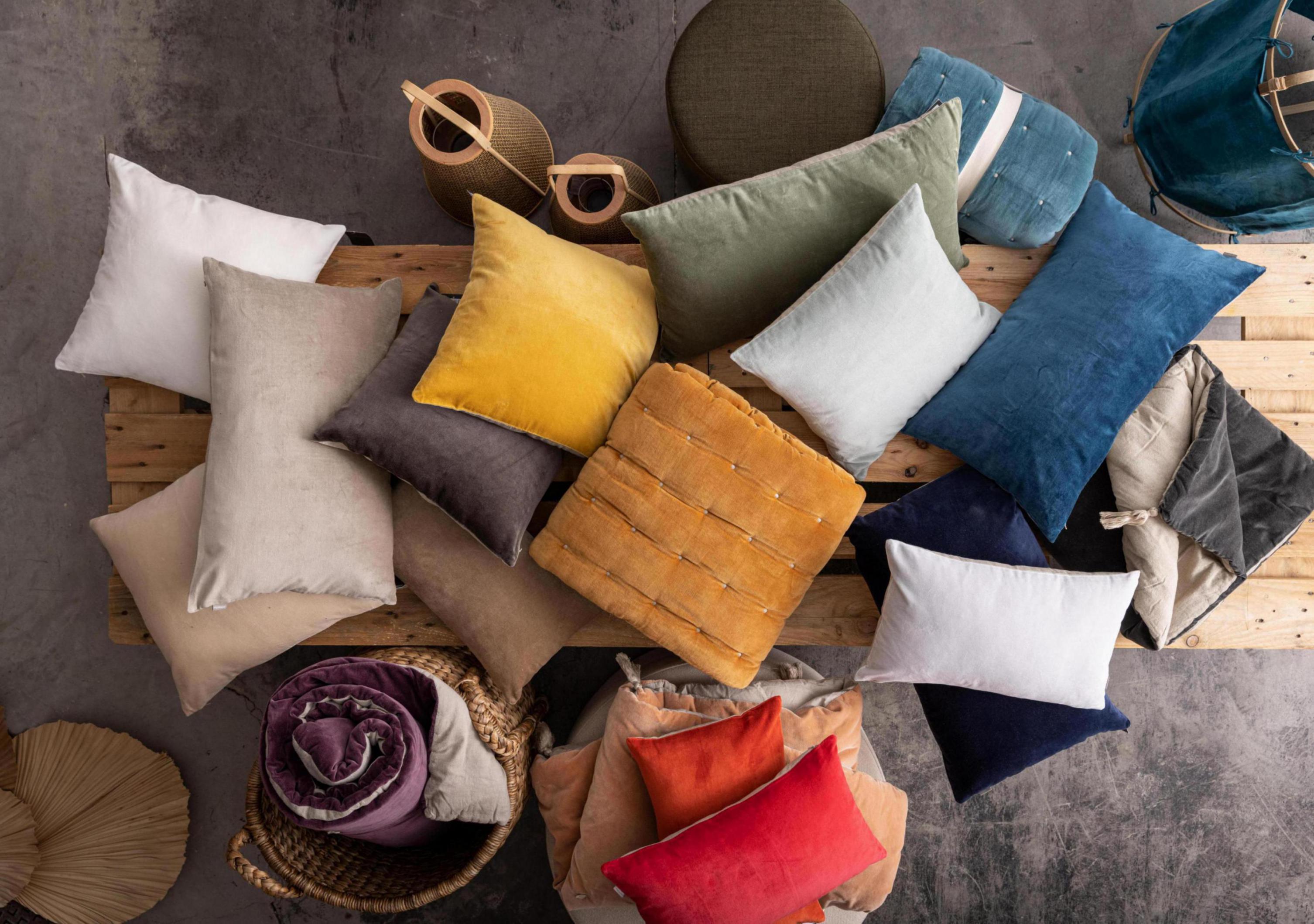 Elise Quilted Velvet Throw - Verveine -