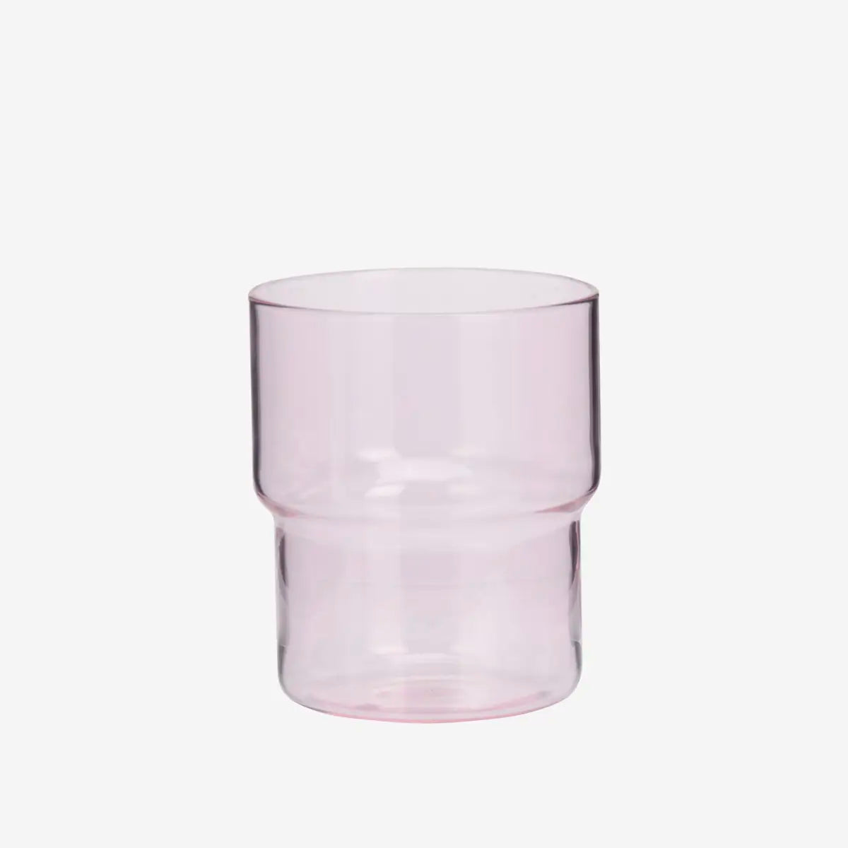 Coloured Drinking Glasses - Set Of 6 - Pink, Amber, Yellow