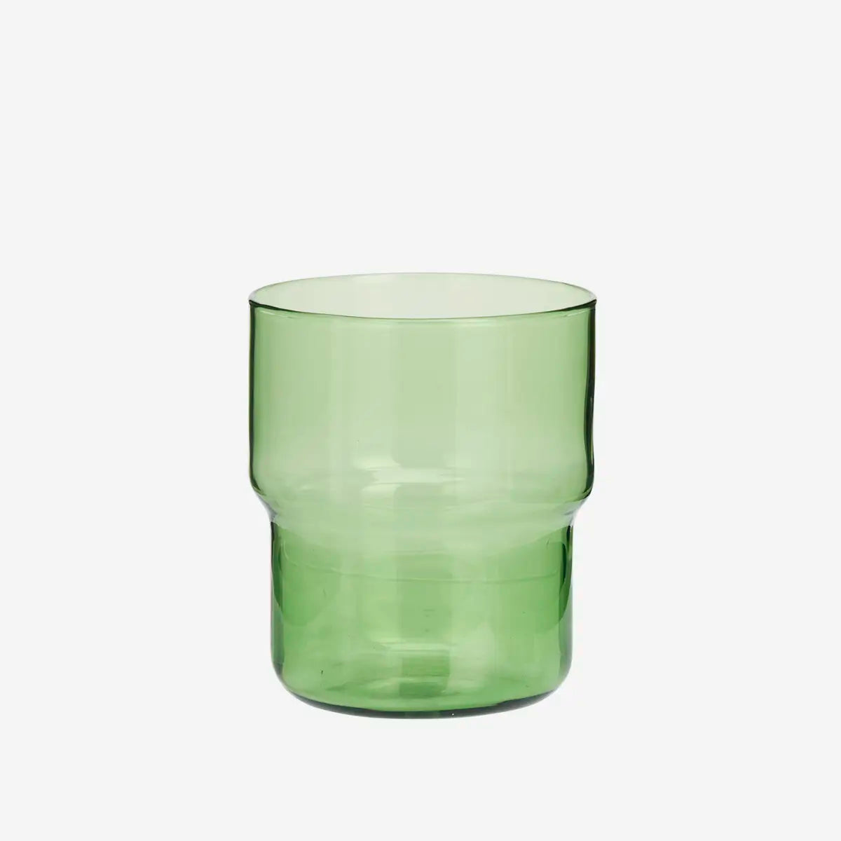 Coloured Drinking Glasses - Set Of 6 - Green, Blue, Aqua