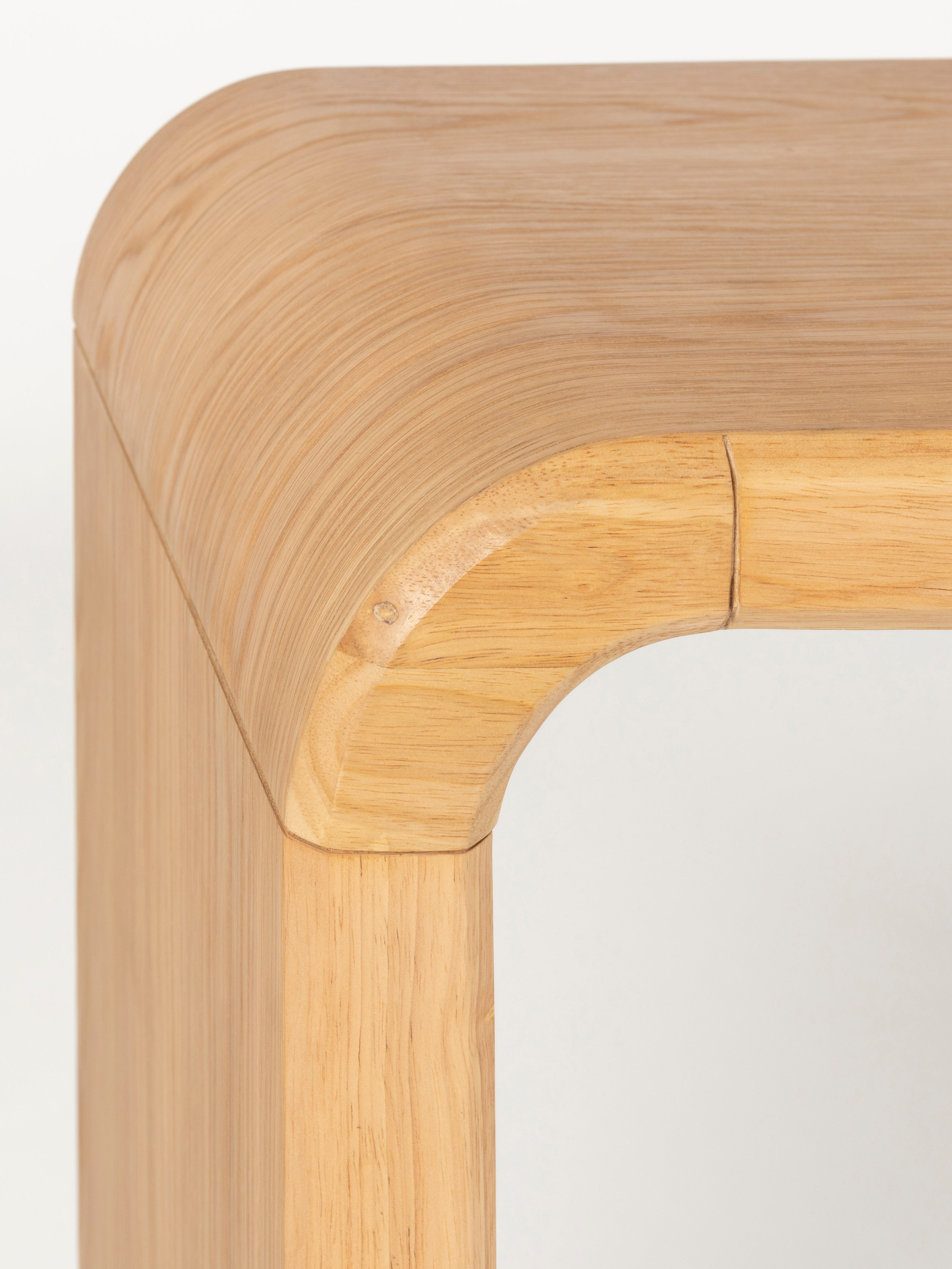 Brave Console Table - Solid Rubber Wood - Naturel