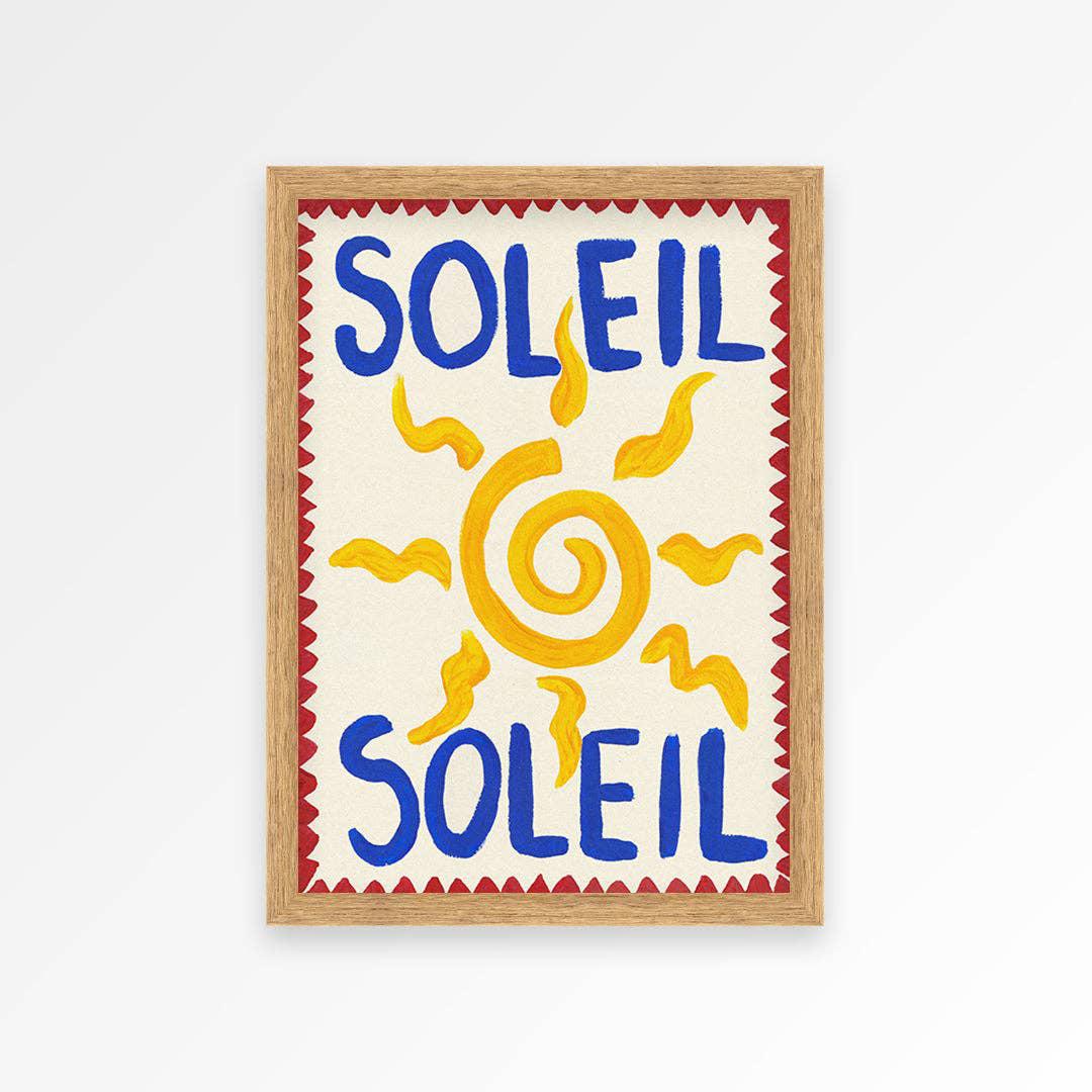 "Soleil" Hand Painted Print