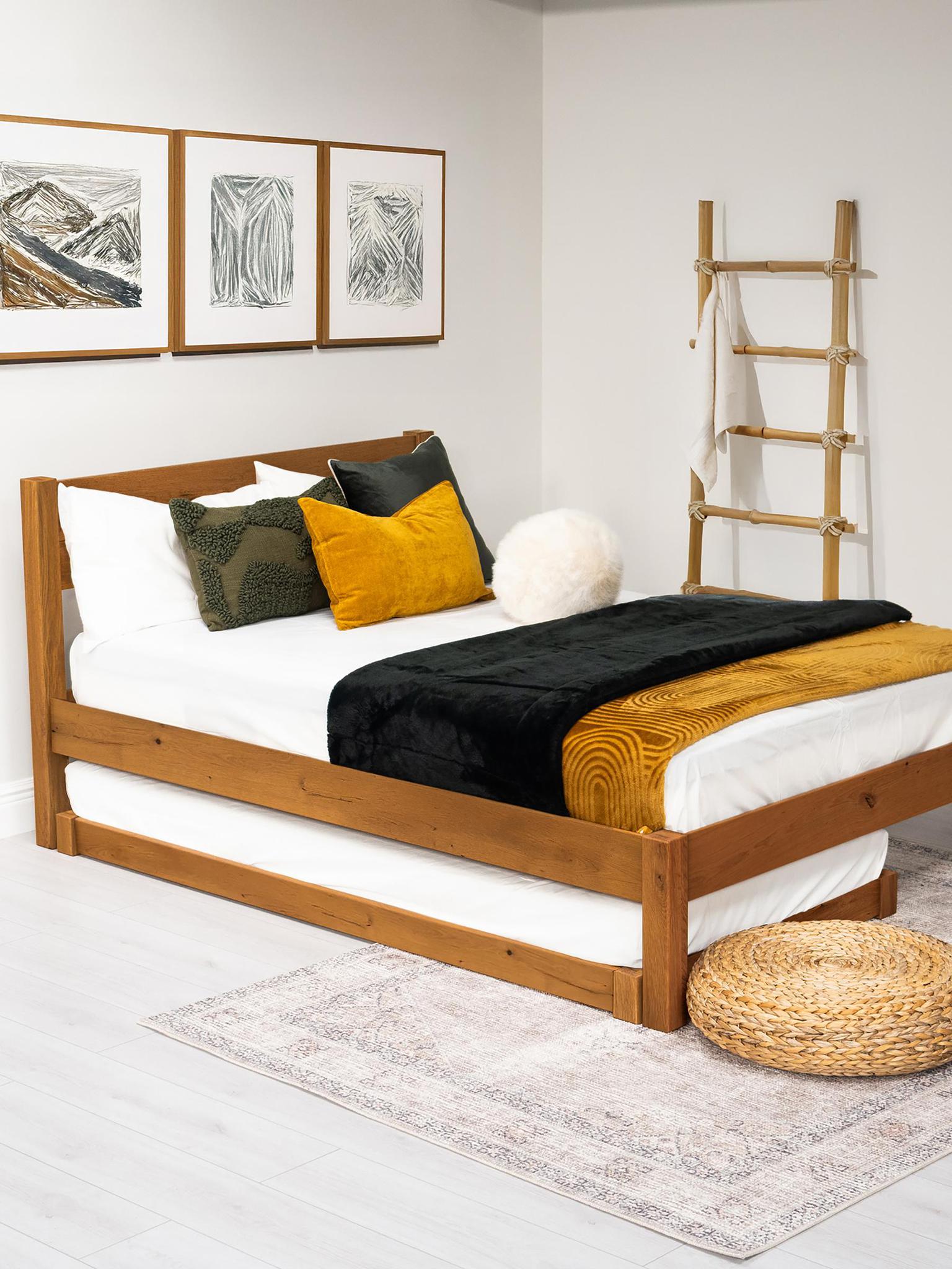 Model 10 - Wooden Trundle Bed