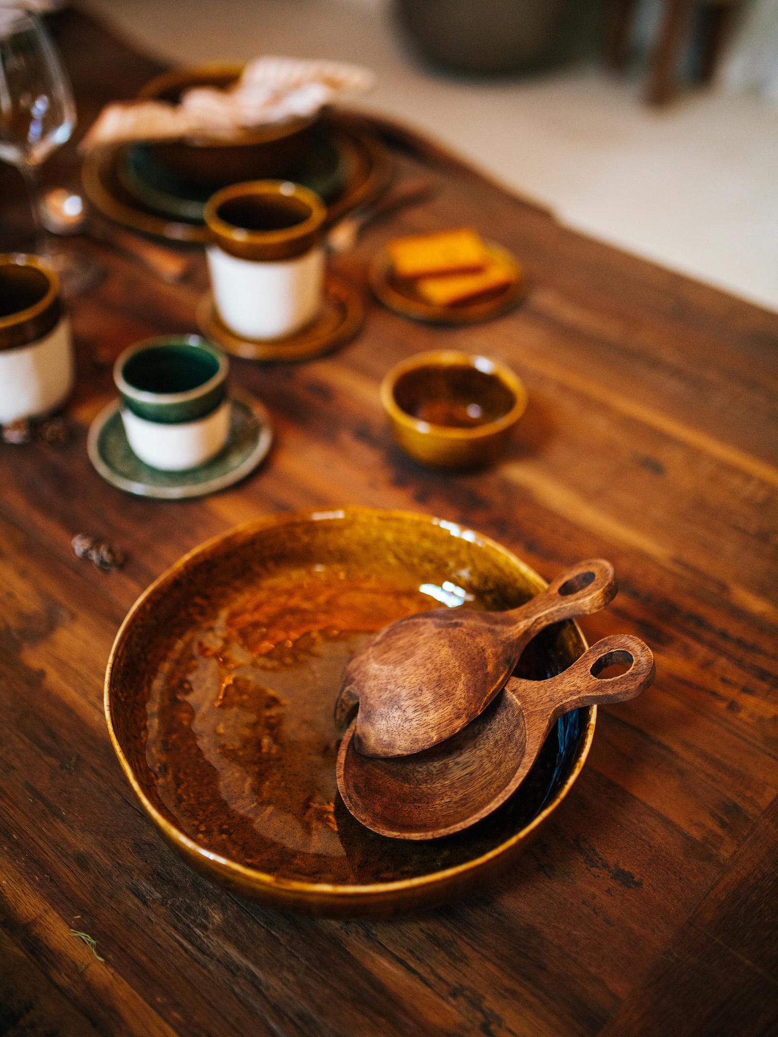 Spiro - appetizer plate - stoneware - 2 Colours Available