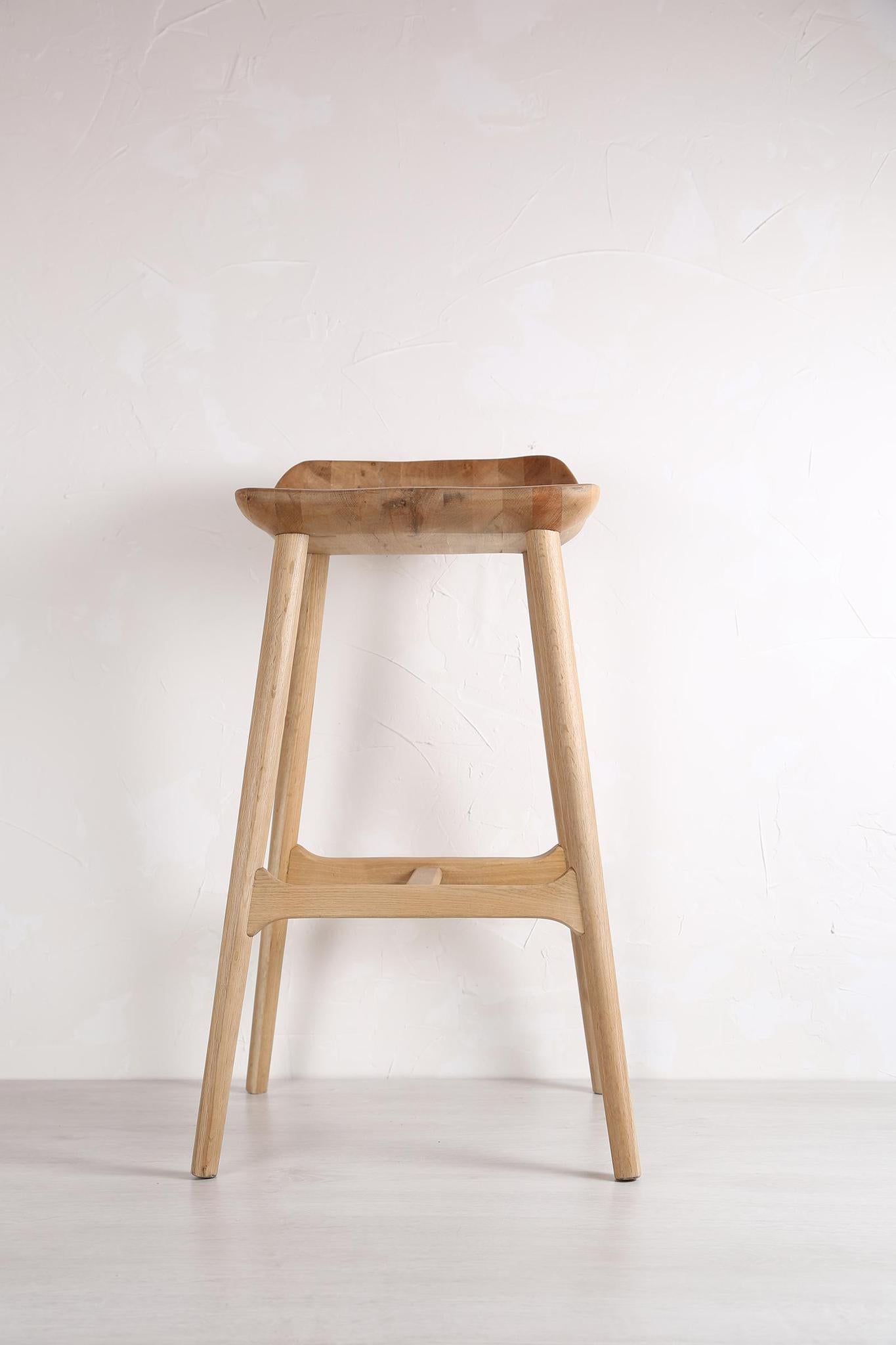 Weathered Oak Barstool (Late July 2025 Delivery)