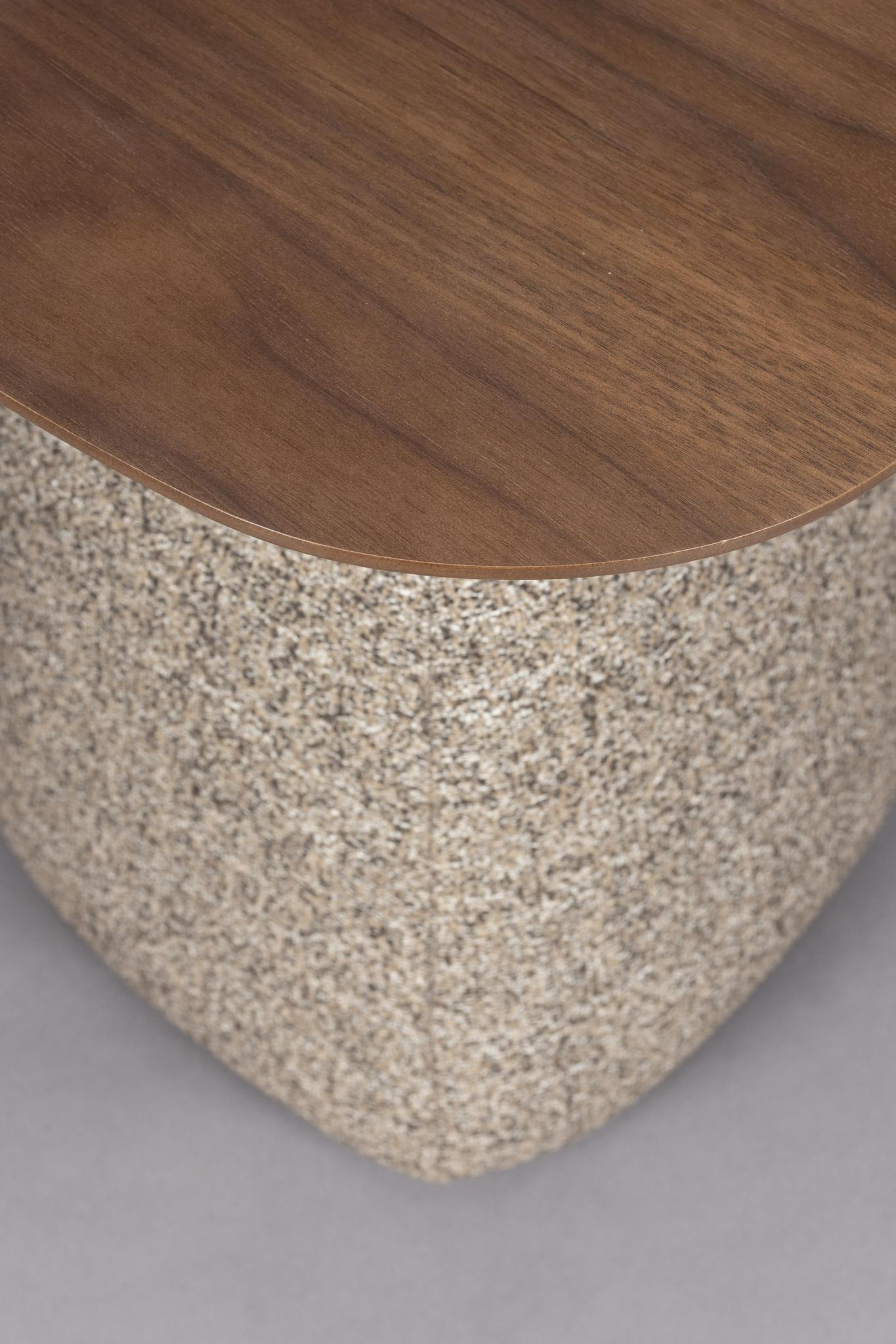 Shelley Upholstered Side Table - 2 Colours Available
