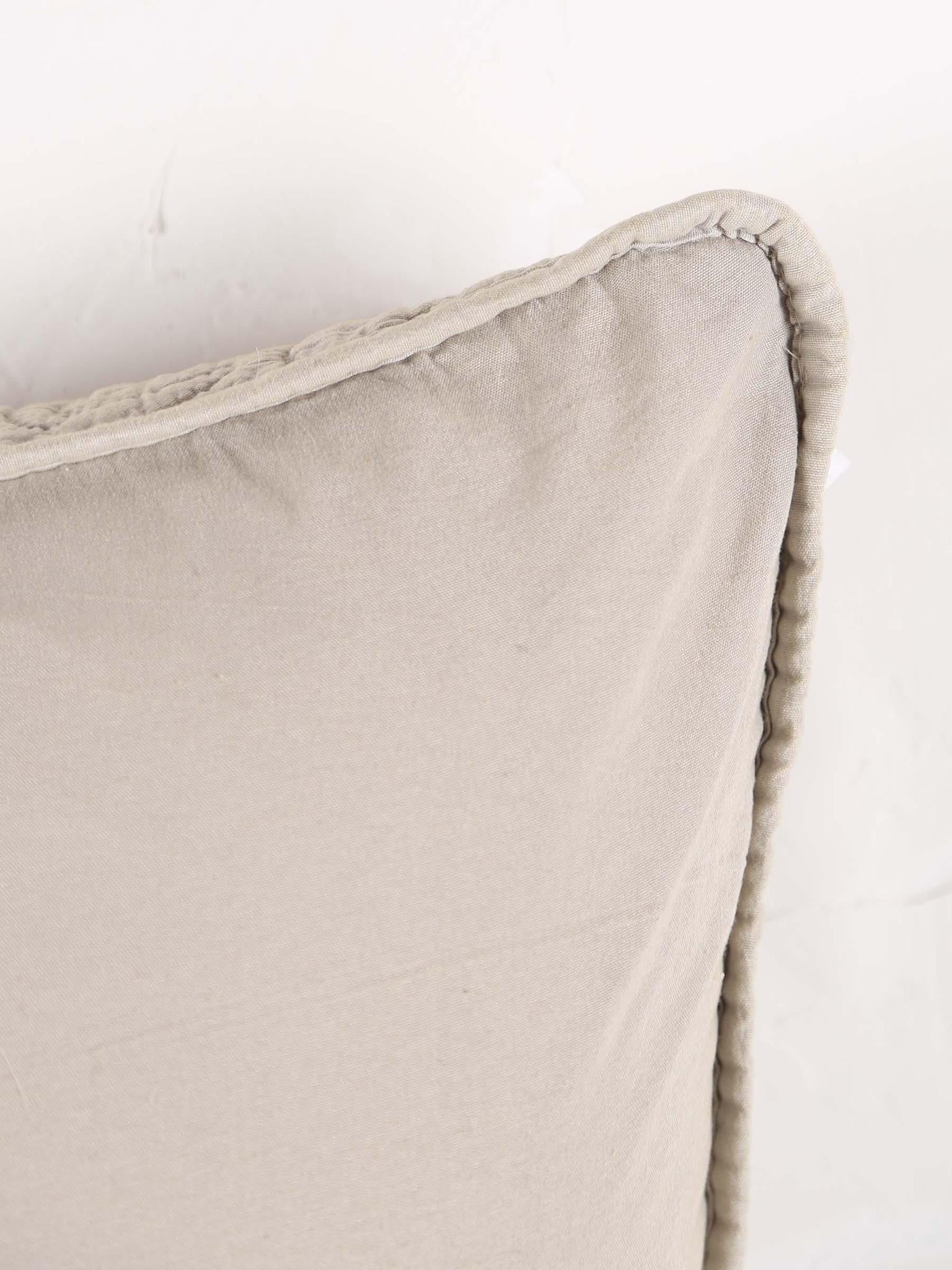Isabelle cushion - Size Options Available - Eucalyptus Grey