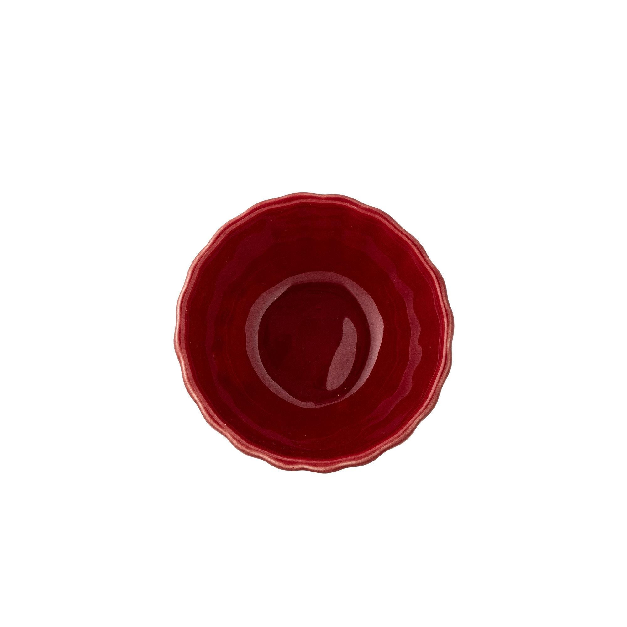 Lila Nibble Bowl - Red Stoneware