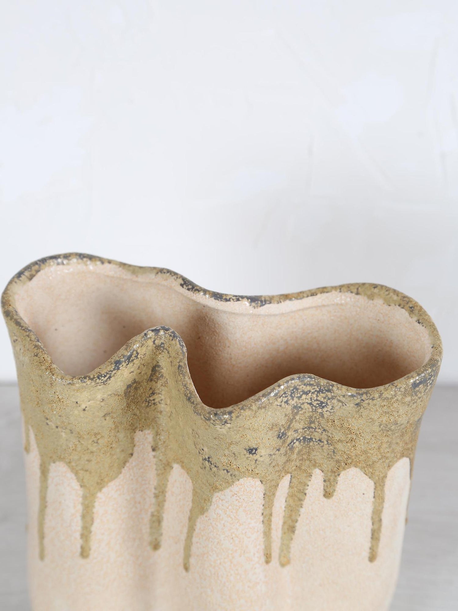 Flovilla Vase - cream, olive, green