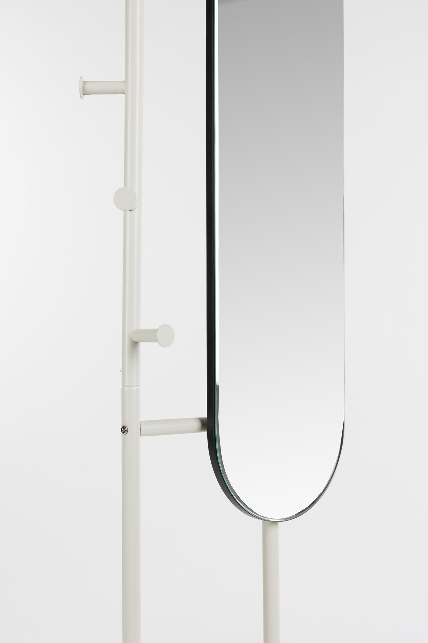 Vero Coat Rack & Mirror - 2 Colours Available